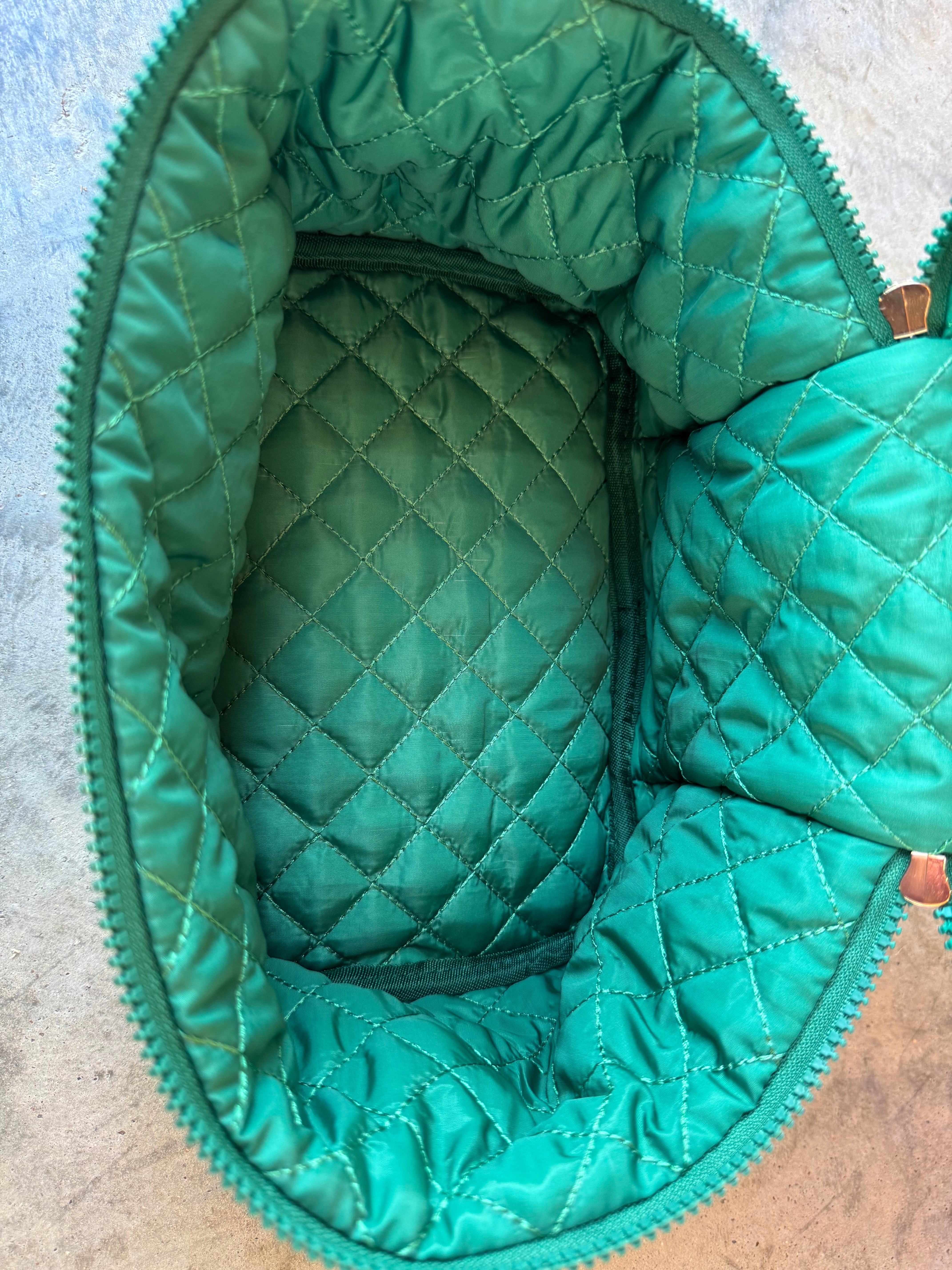 PRE-ORDER: QUILTED PUFFER MAKEUP BAG