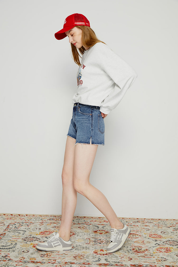 High Rise Denim Shorts HJ167