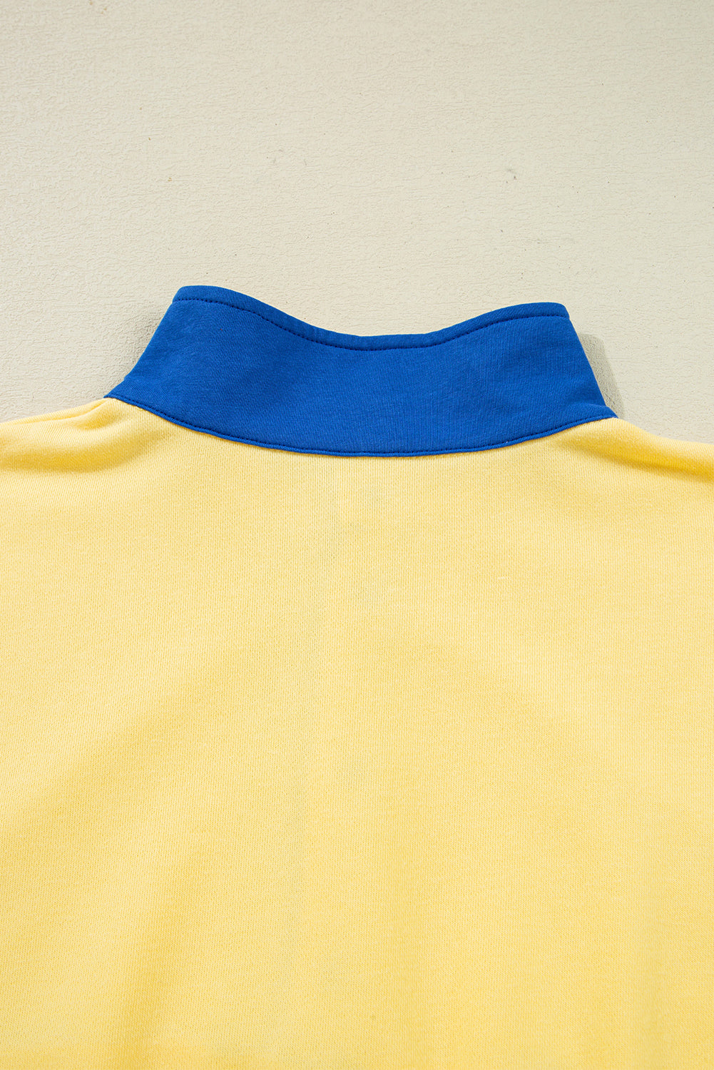 PRE-ORDER: Colorblock Patchwork Half Button Pullover and Shorts Outfit