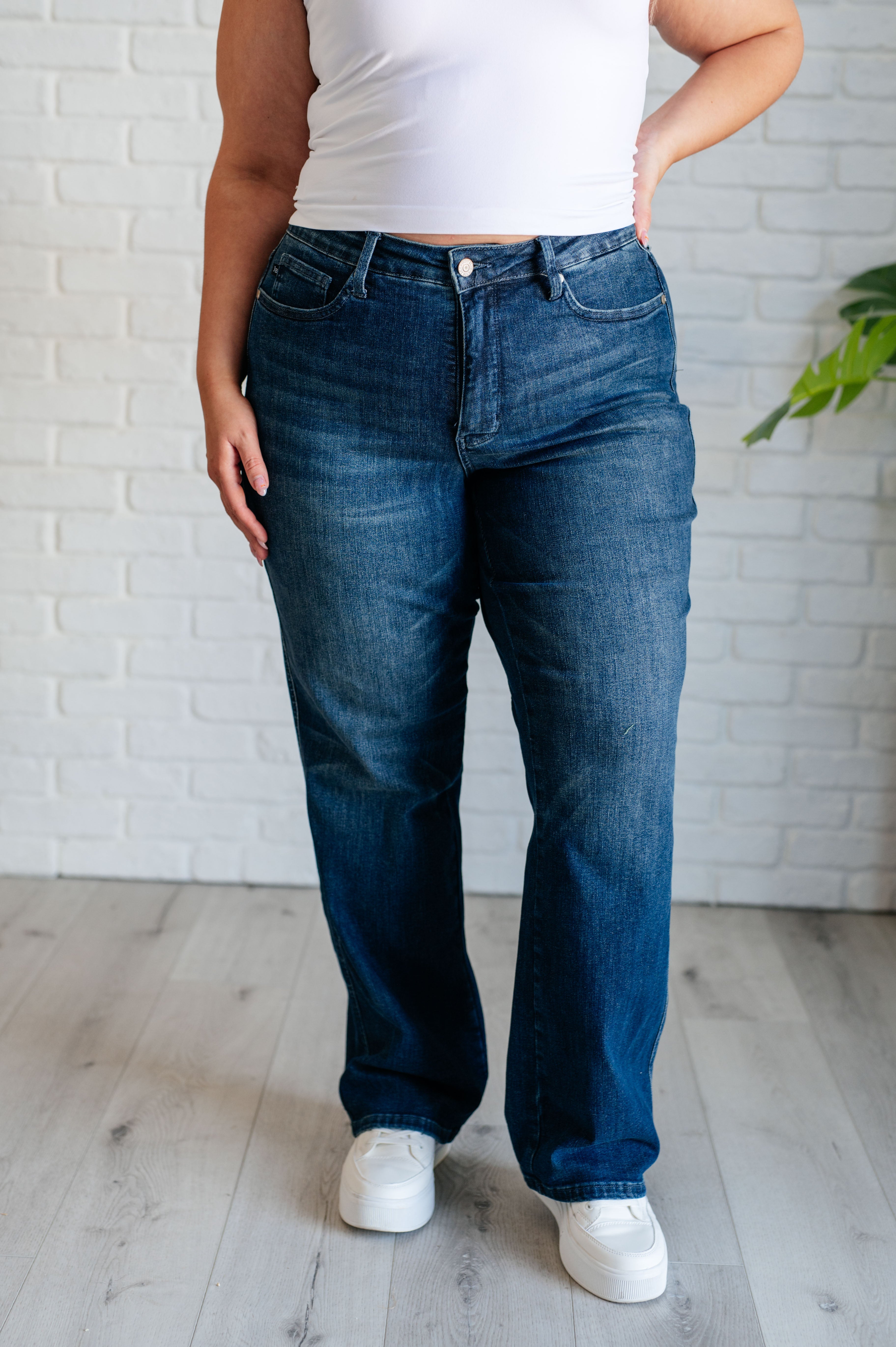 Muriel Mid Rise Control Top Classic Straight Jeans - 1/25