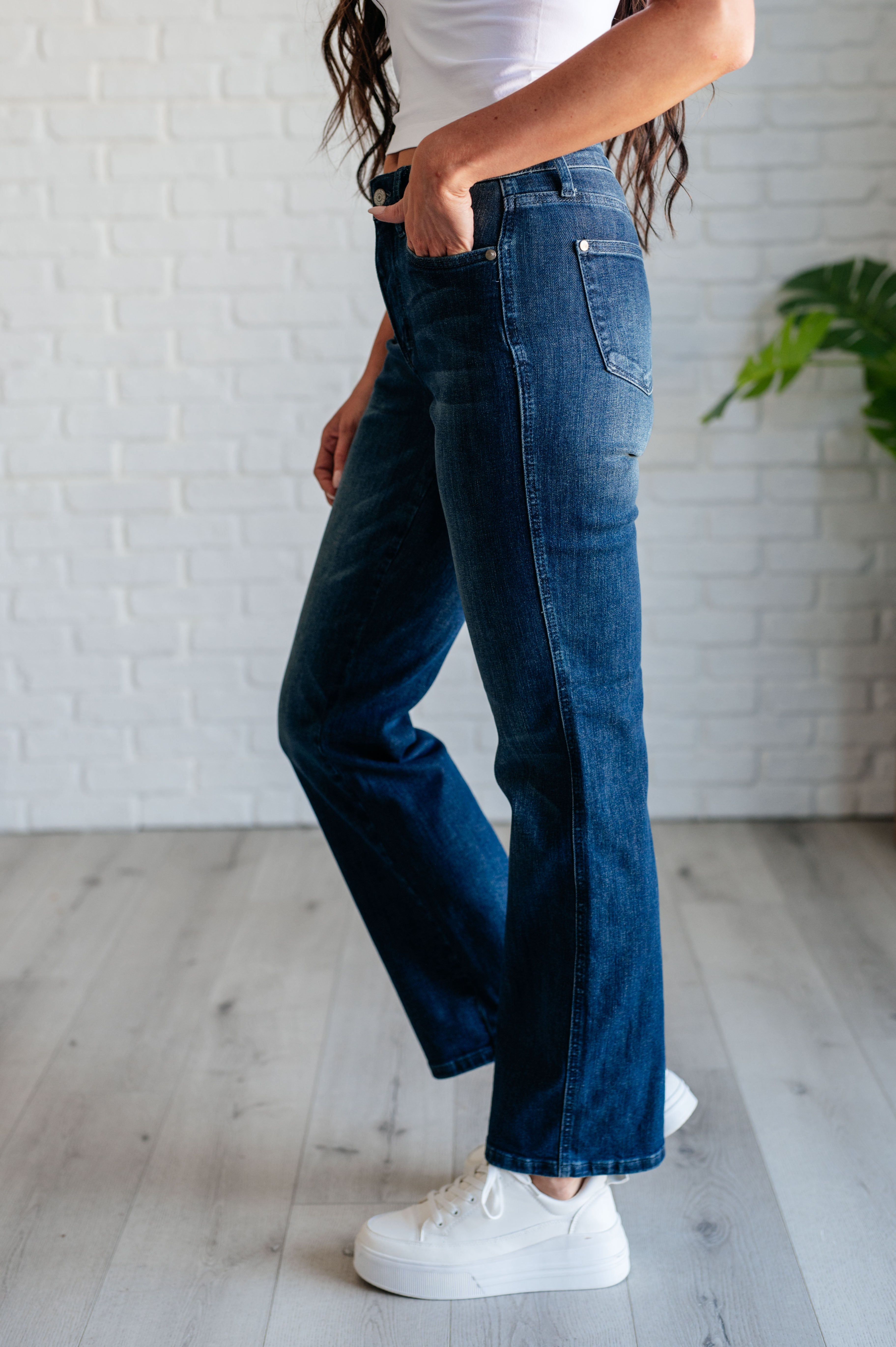 Muriel Mid Rise Control Top Classic Straight Jeans - 1/25