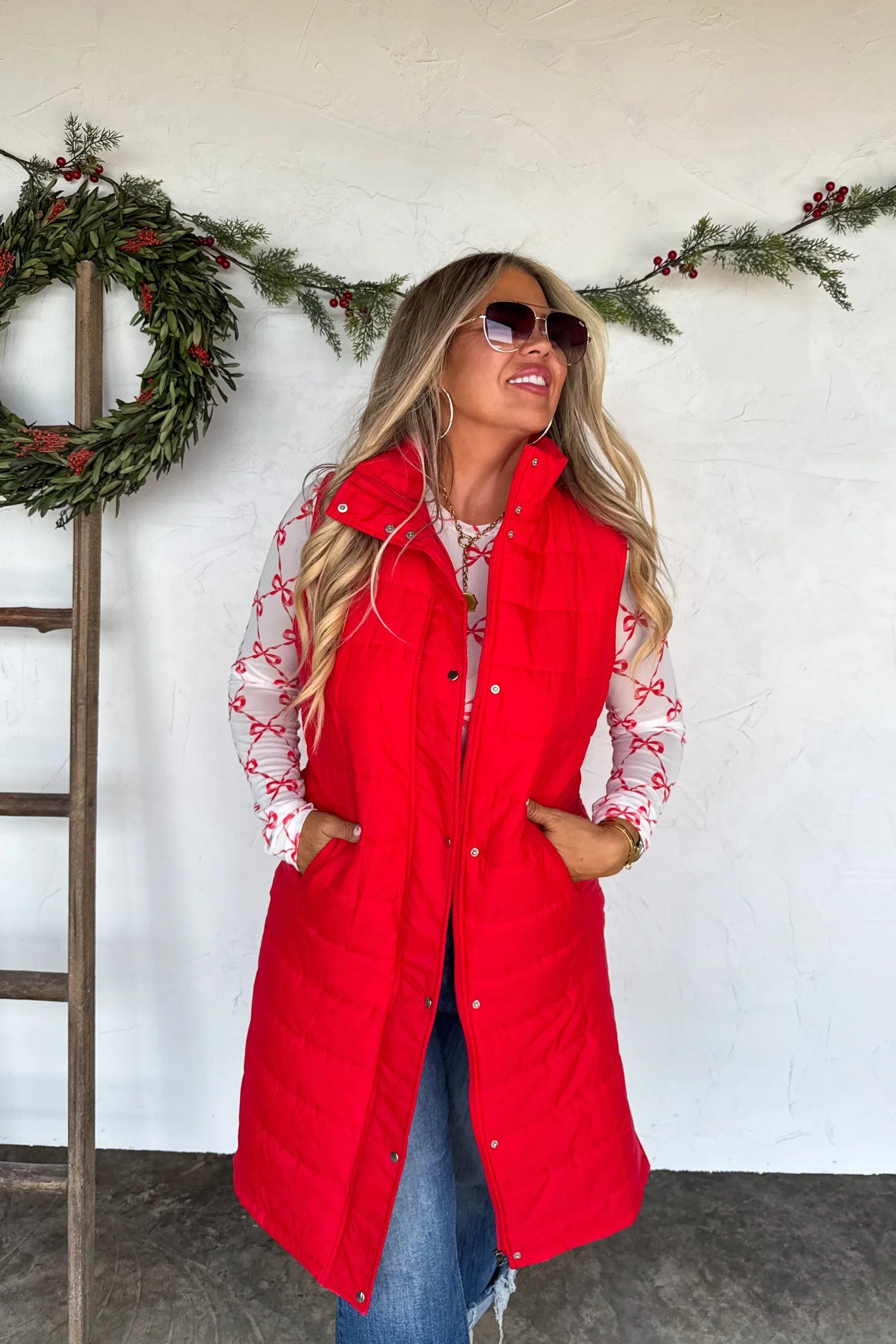 PRE-ORDER: Kendall Long Puffer Vest