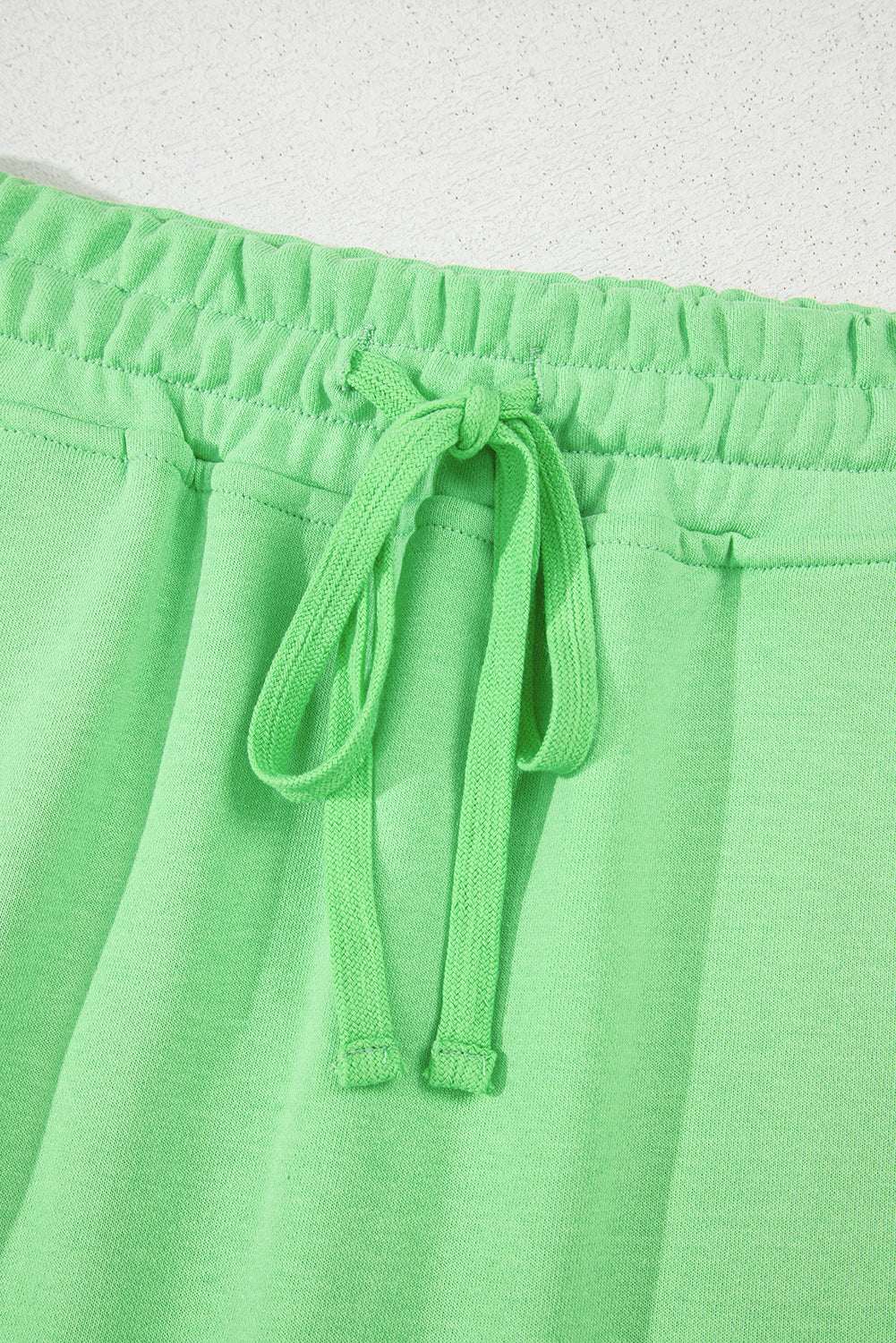 French Terry Drawstring Mini Skort with Pockets