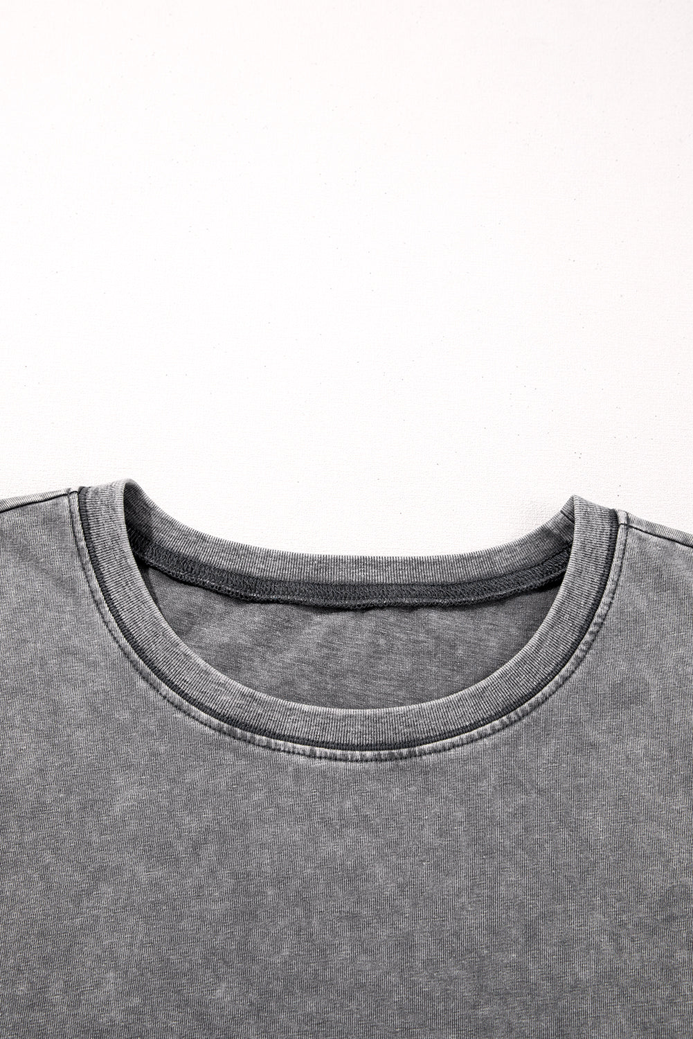PRe-ORDER: Gray Mineral Wash Half Sleeve Vintage T Shirt