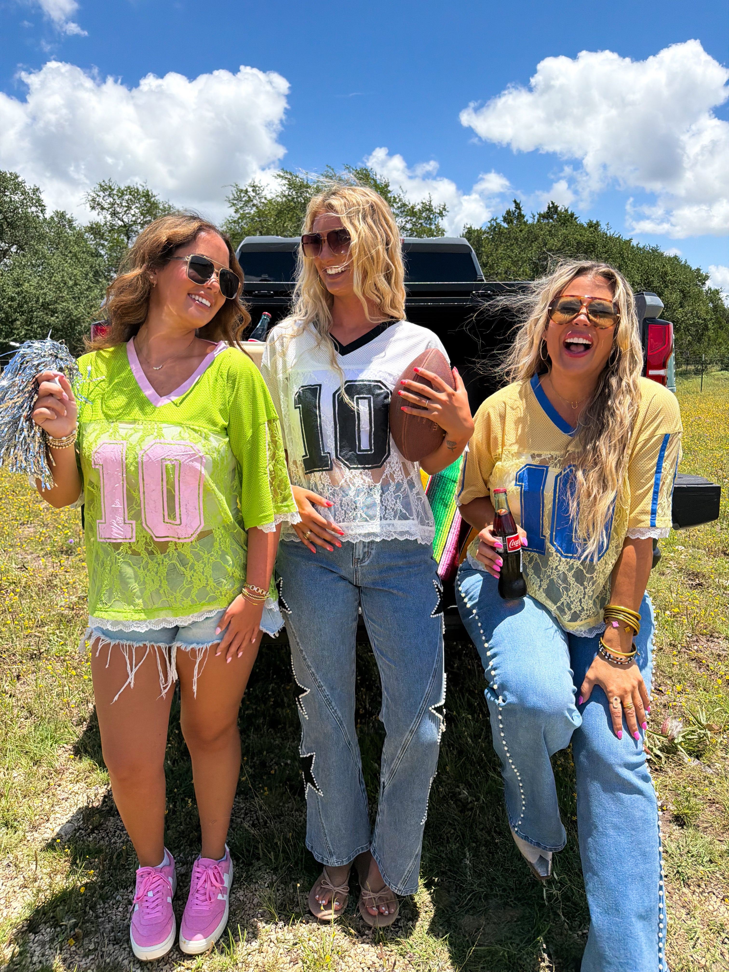 PRE-ORDER: BLEACHER BABE LACE JERSEY