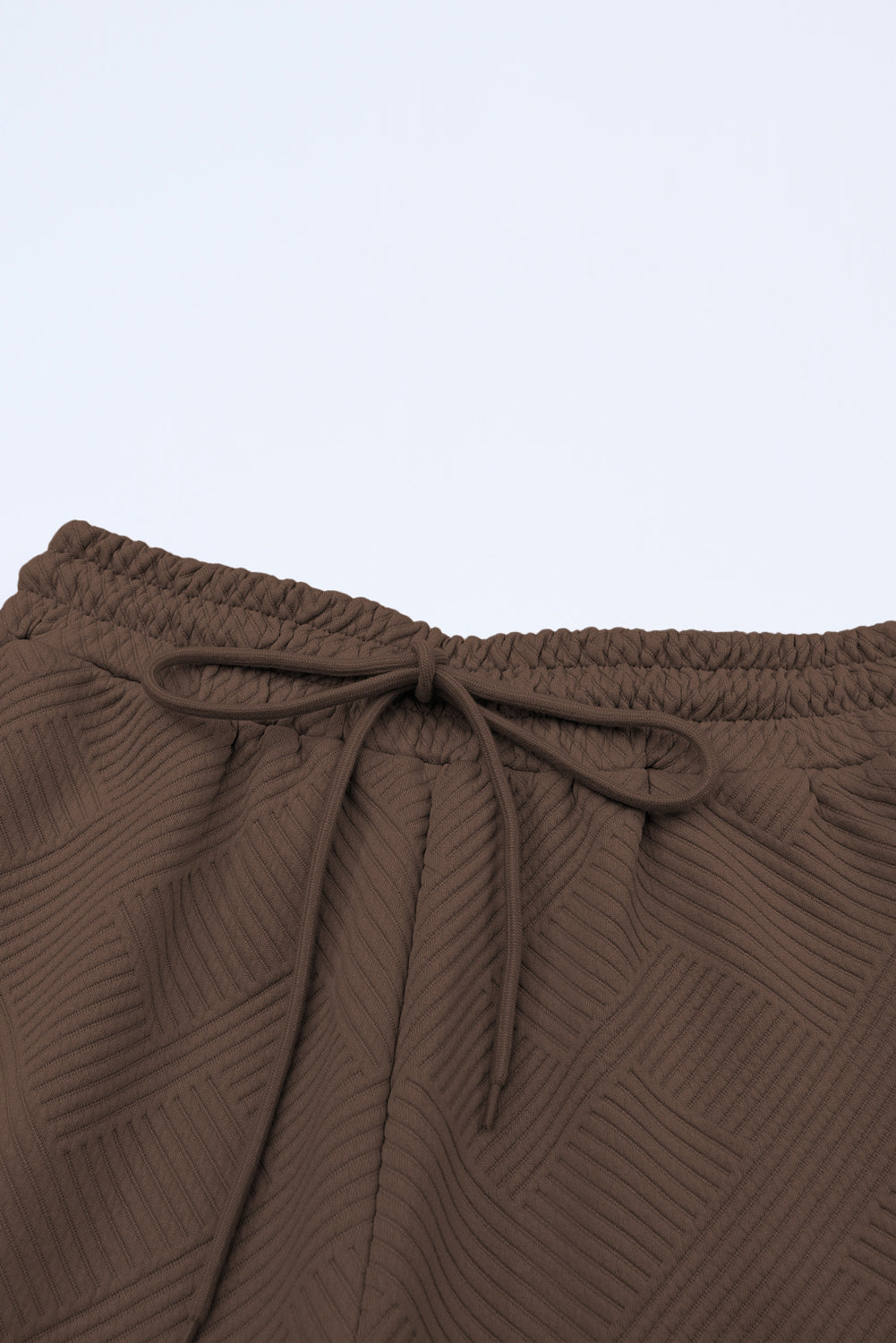 Textured Loose Fit Tee and Pants Set