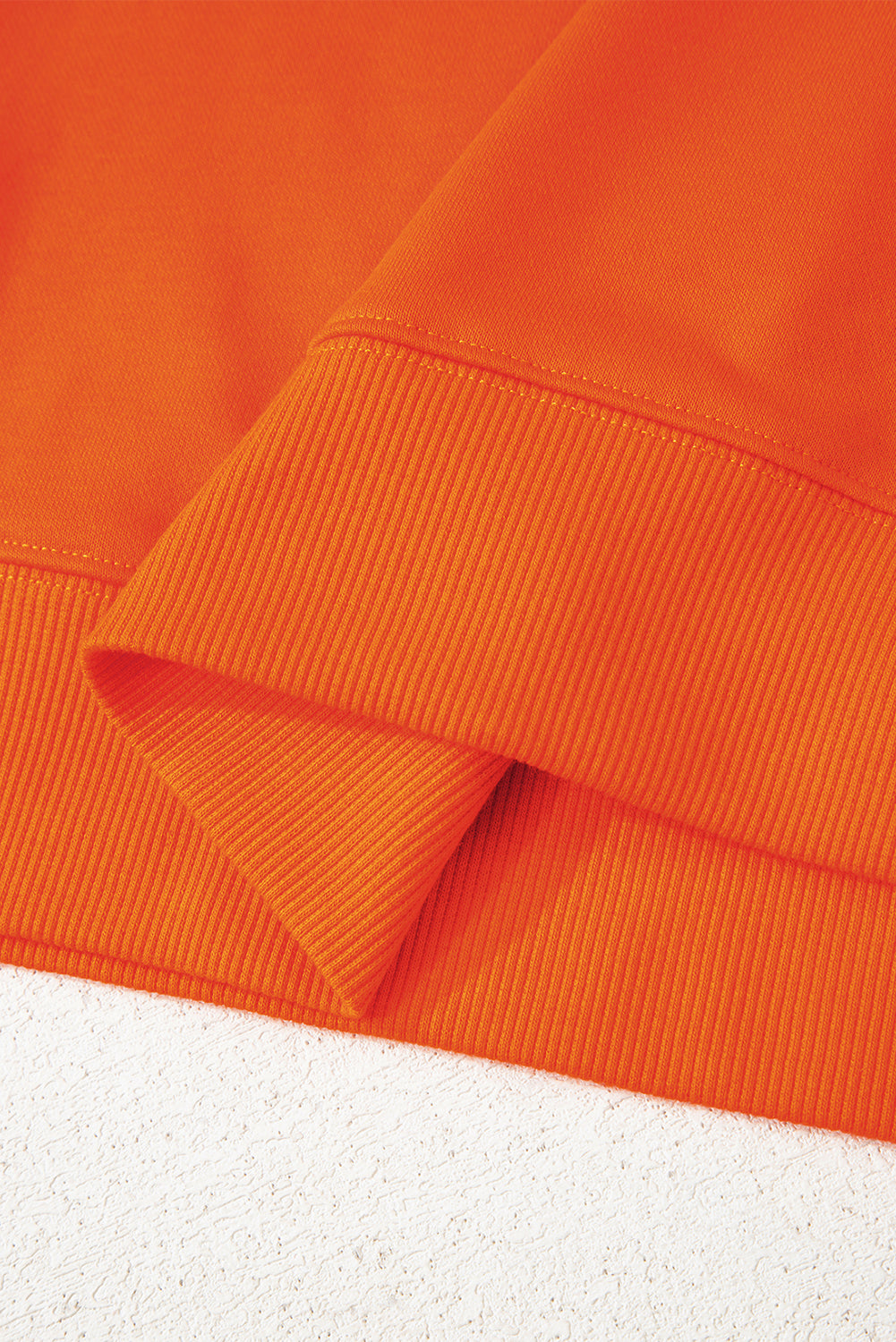 Preppy Striped Sleeve Loose Sweatshirt