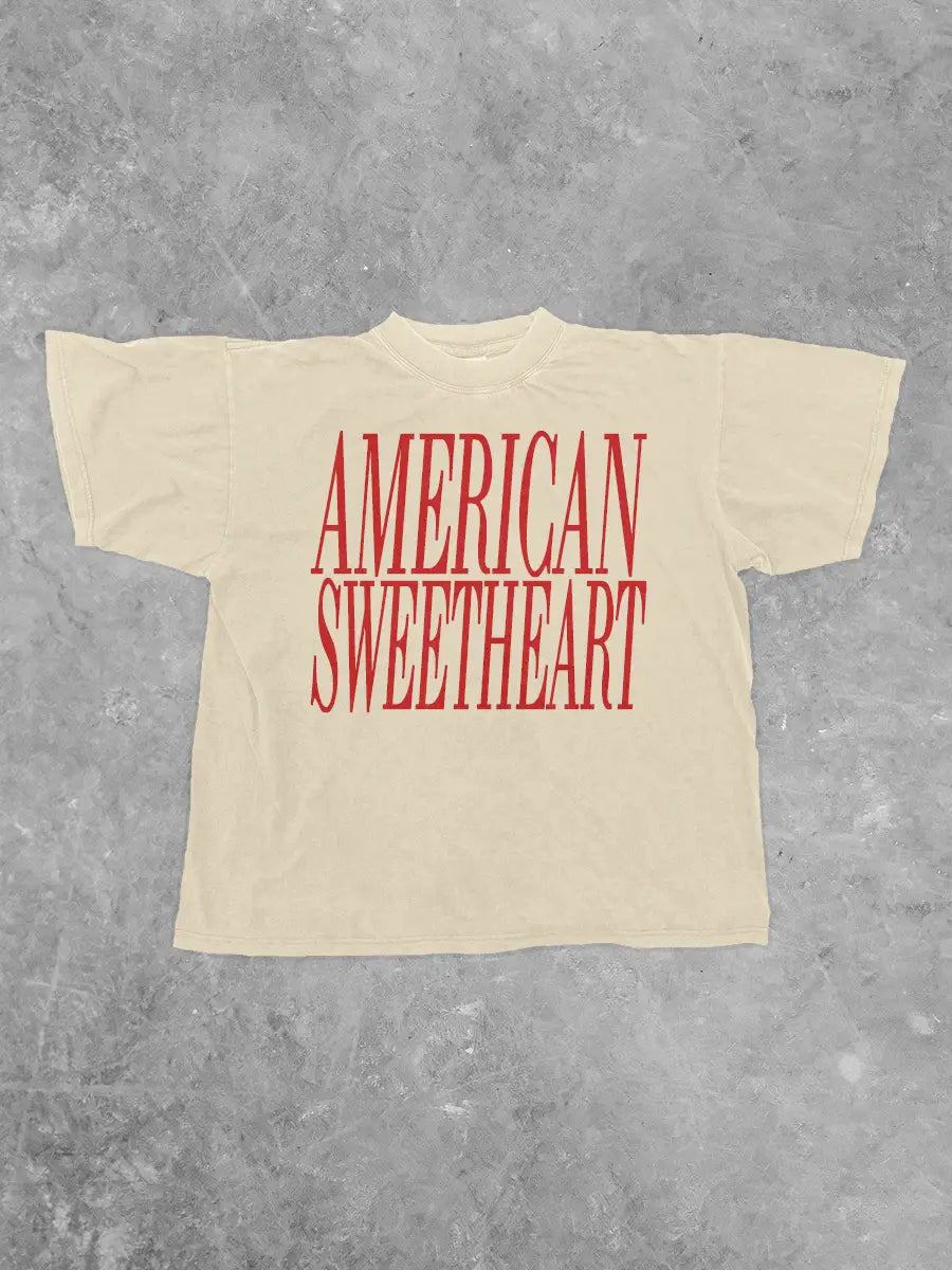 American Sweetheart Boxy Cotton TShirt