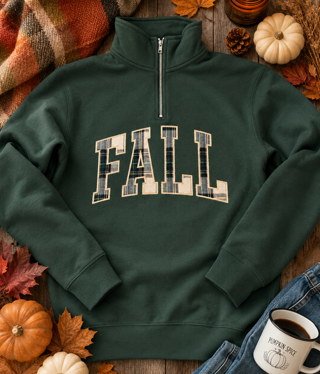 Fall Tartan Applique