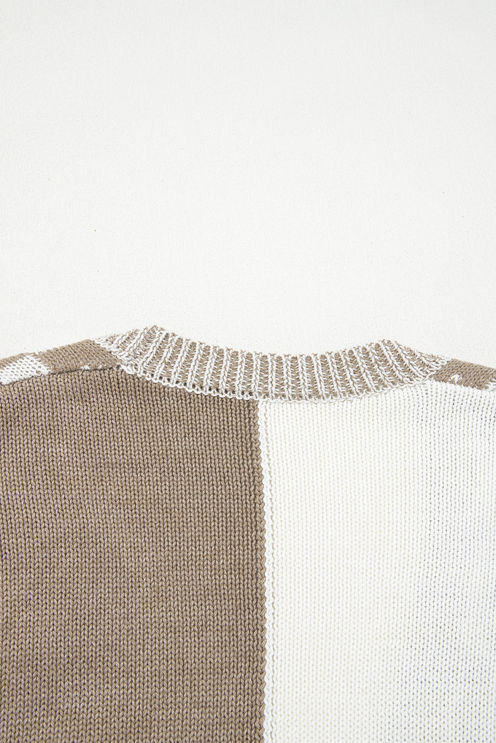 PRE-ORDER: Checkered Drop Shoulder Cardigan