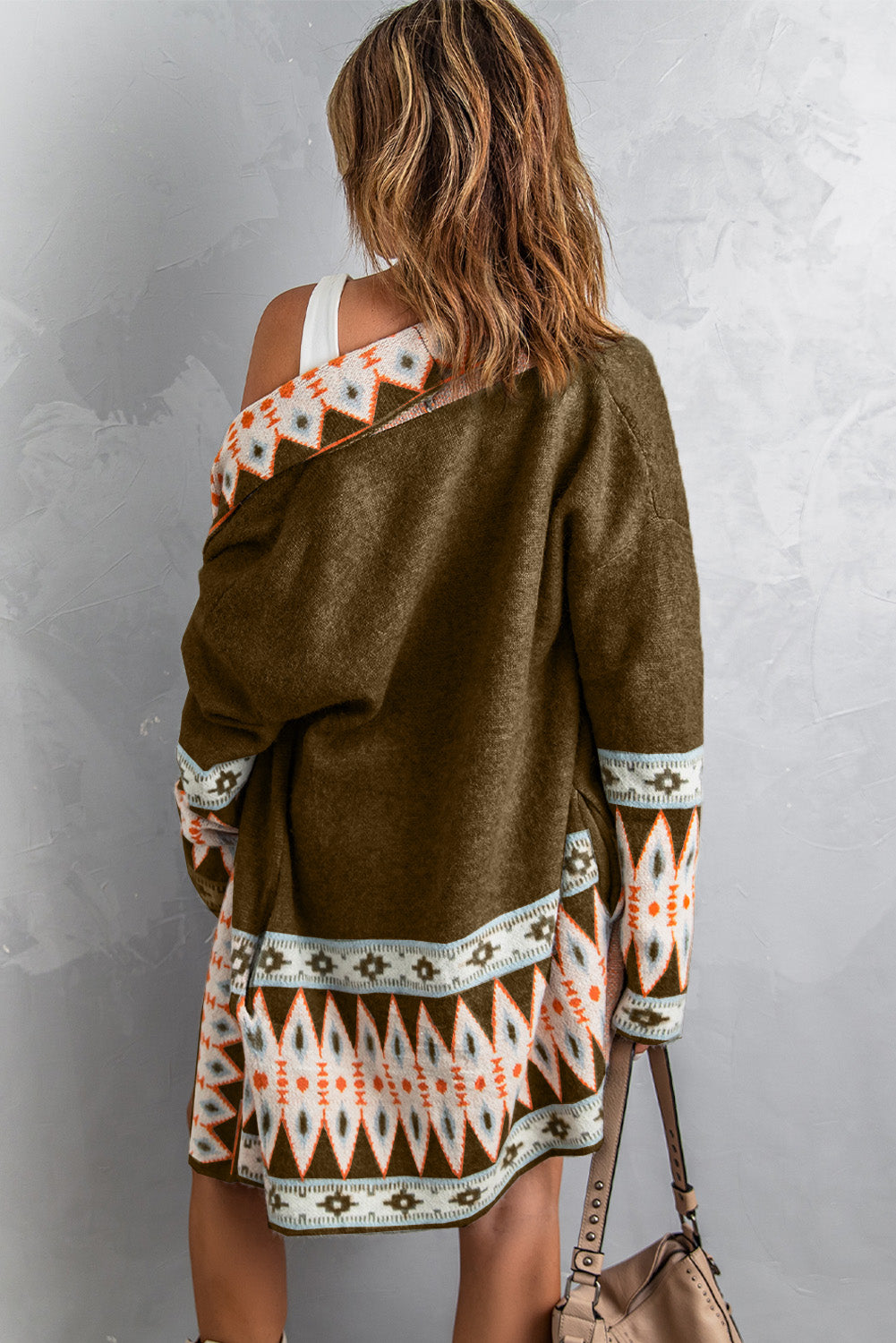 Aztec Knitted Cardigan
