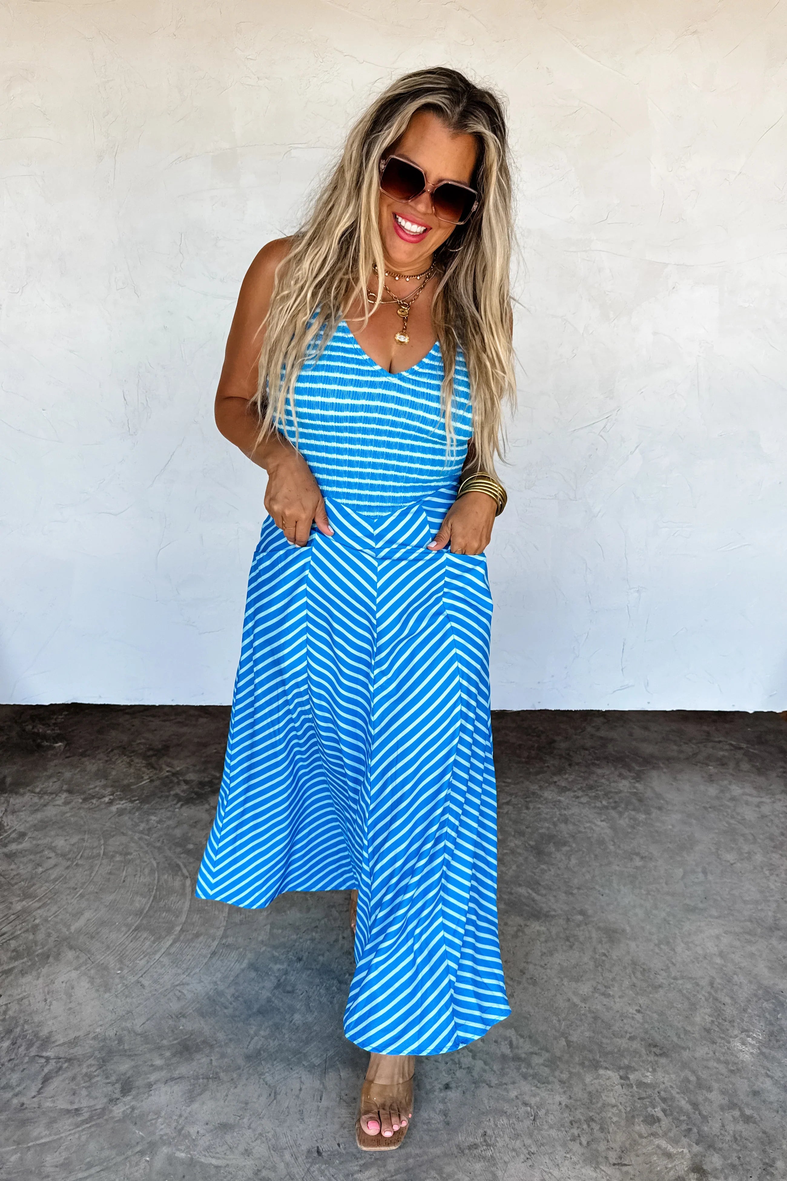 PRE-ORDER: Luciana Stripe Dress