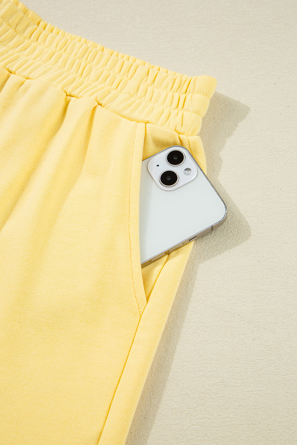 PRE-ORDER: Colorblock Patchwork Half Button Pullover and Shorts Outfit