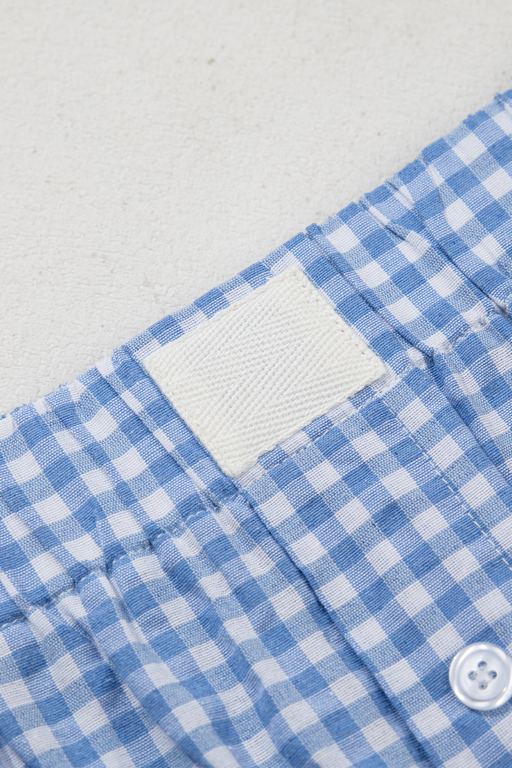 Vintage Plaid High Waisted Wide Leg Shorts