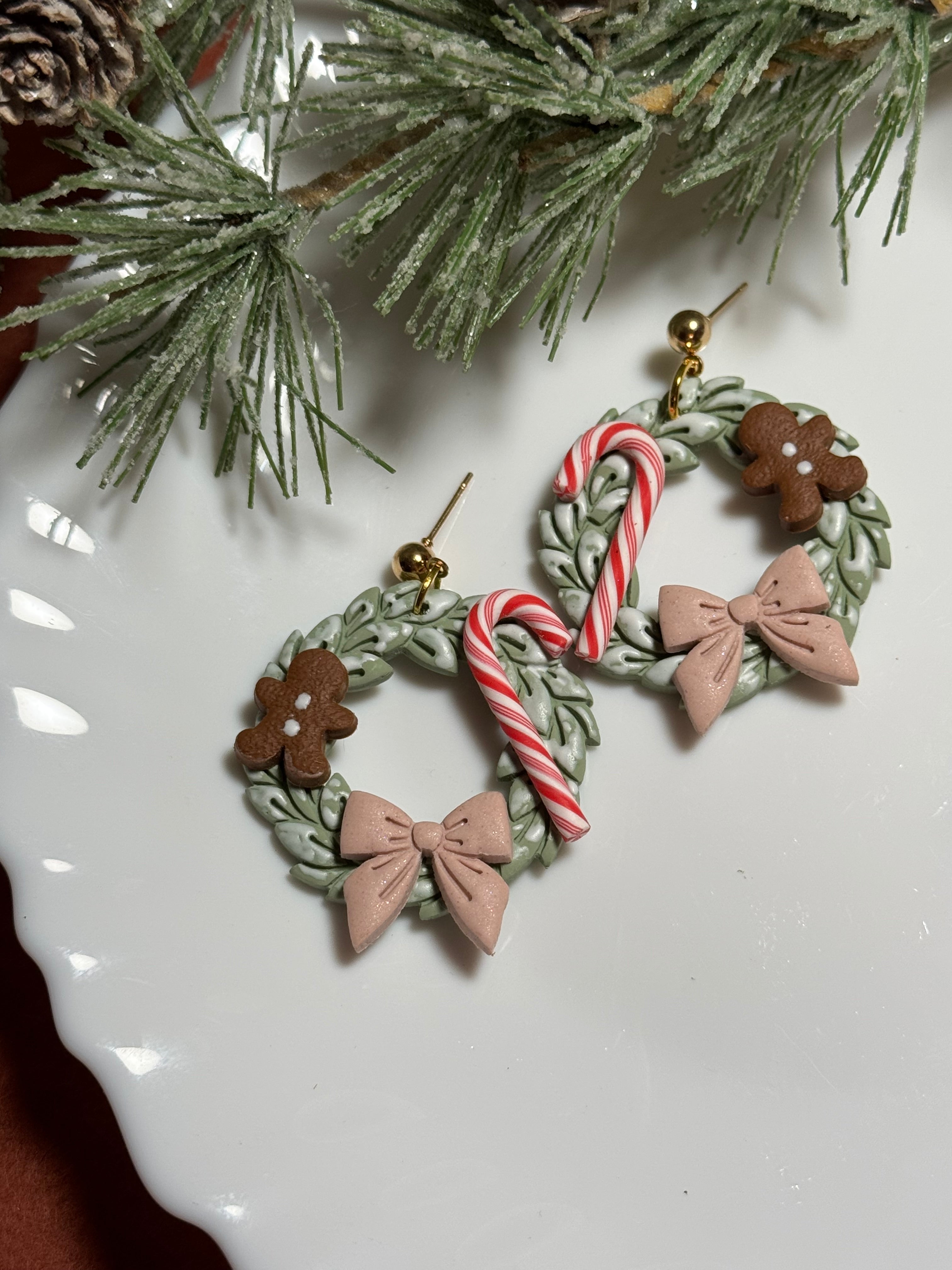 Ginger and Peppermint Wreaths