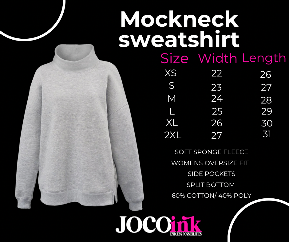 Coffee and Gilmore Girls Mockneck Fleece Sweatshirt