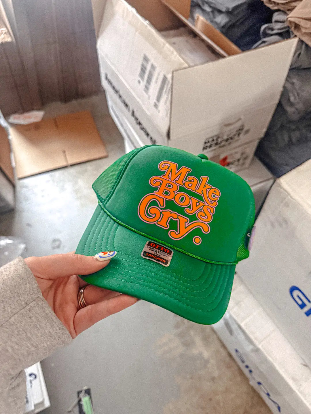 Make Boys Cry Trucker Hat
