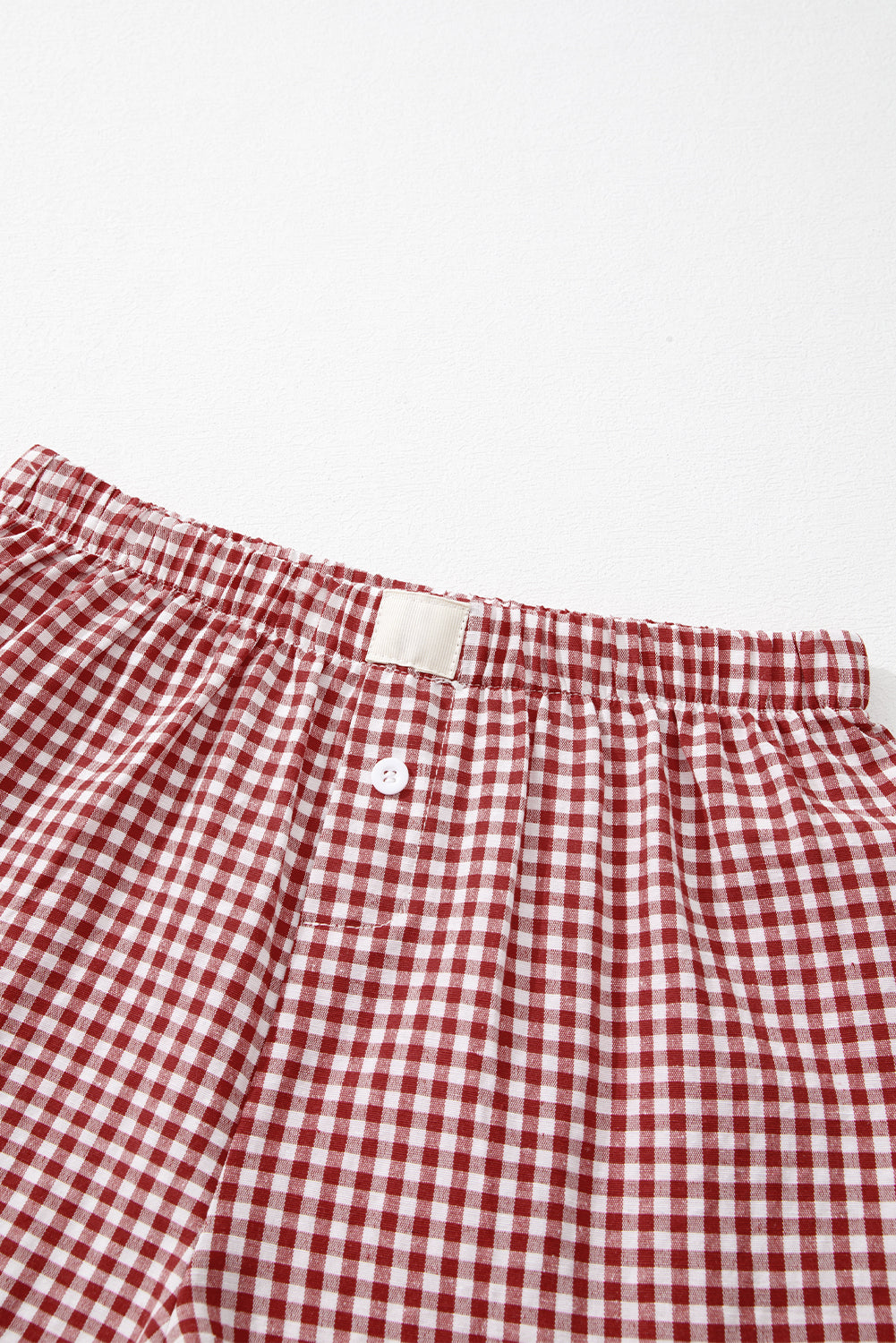 Vintage Plaid High Waisted Wide Leg Shorts