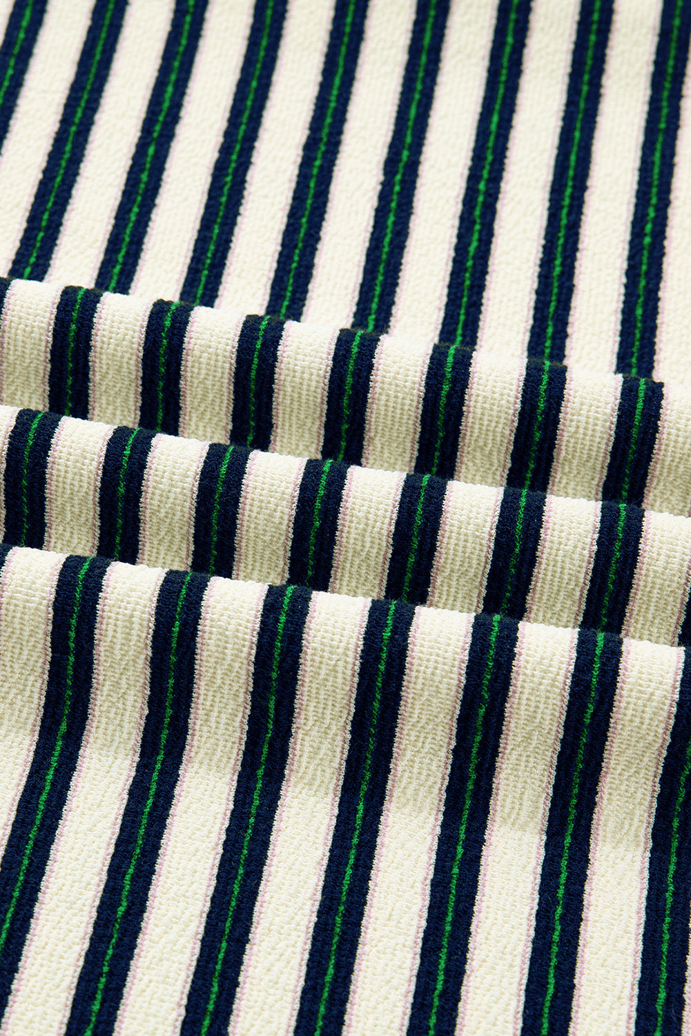 PRE-ORDER: Pop of Color V Neck Striped Long Sleeve Top