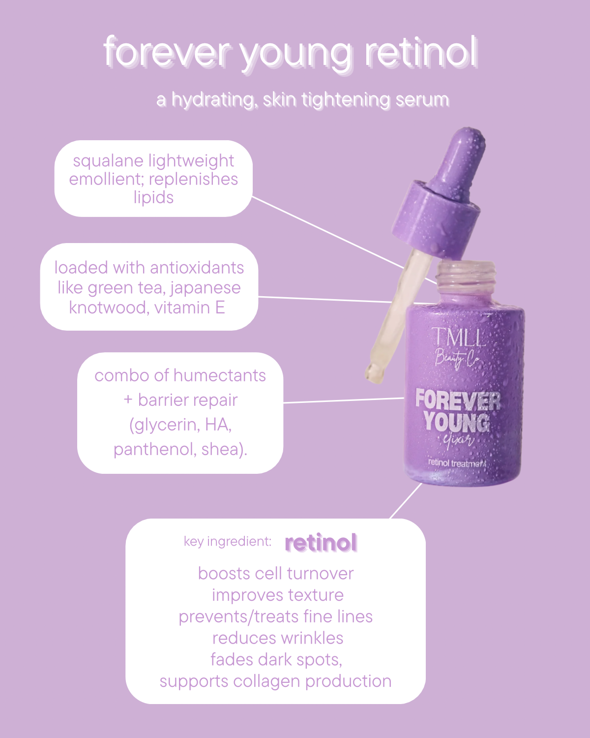 TMLL Skin Candy Forever Young Retinol Elixir