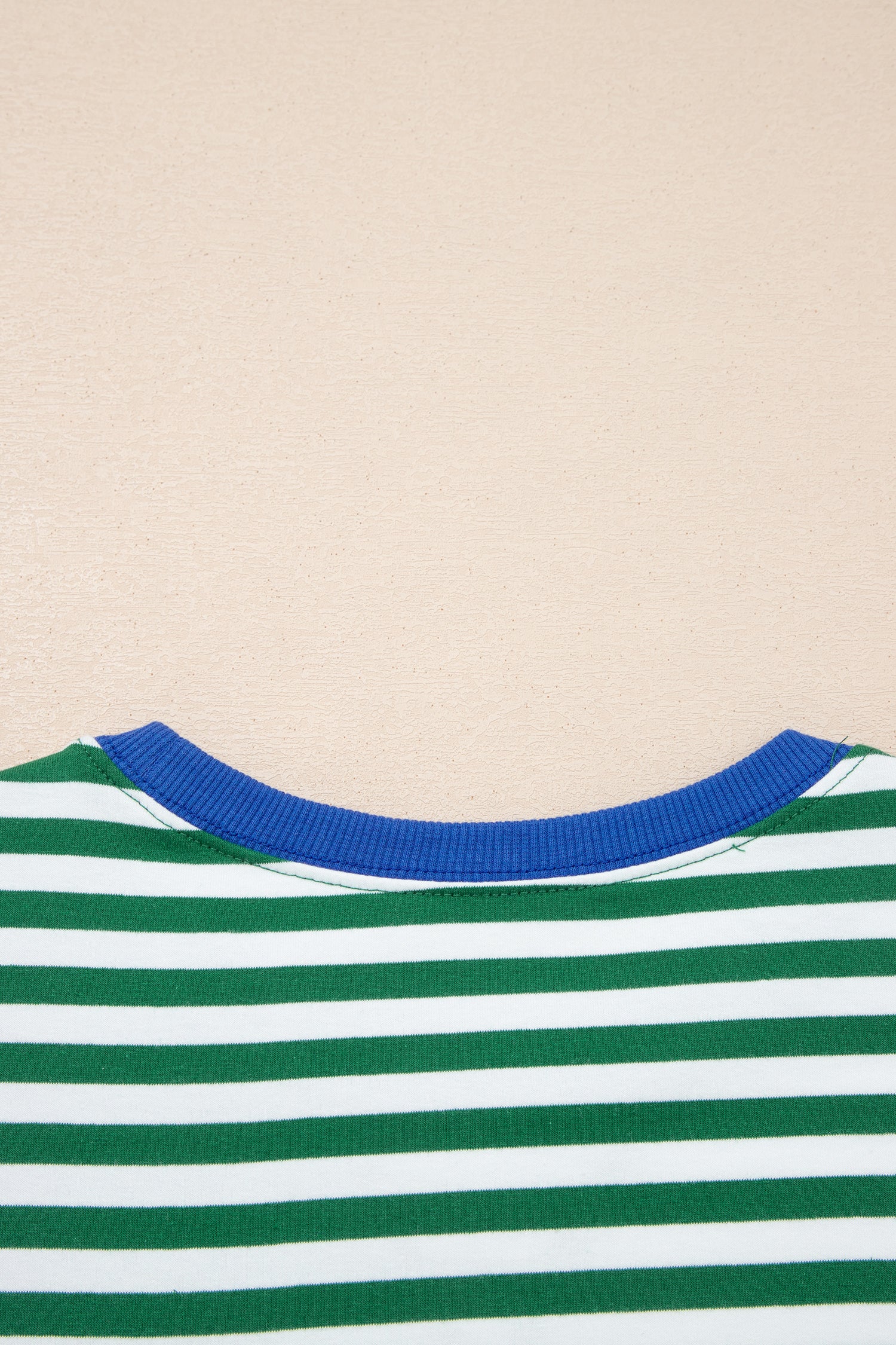 PRE-ORDER: Stripe Drop Shoulder Boxy Casual Terry Short Set