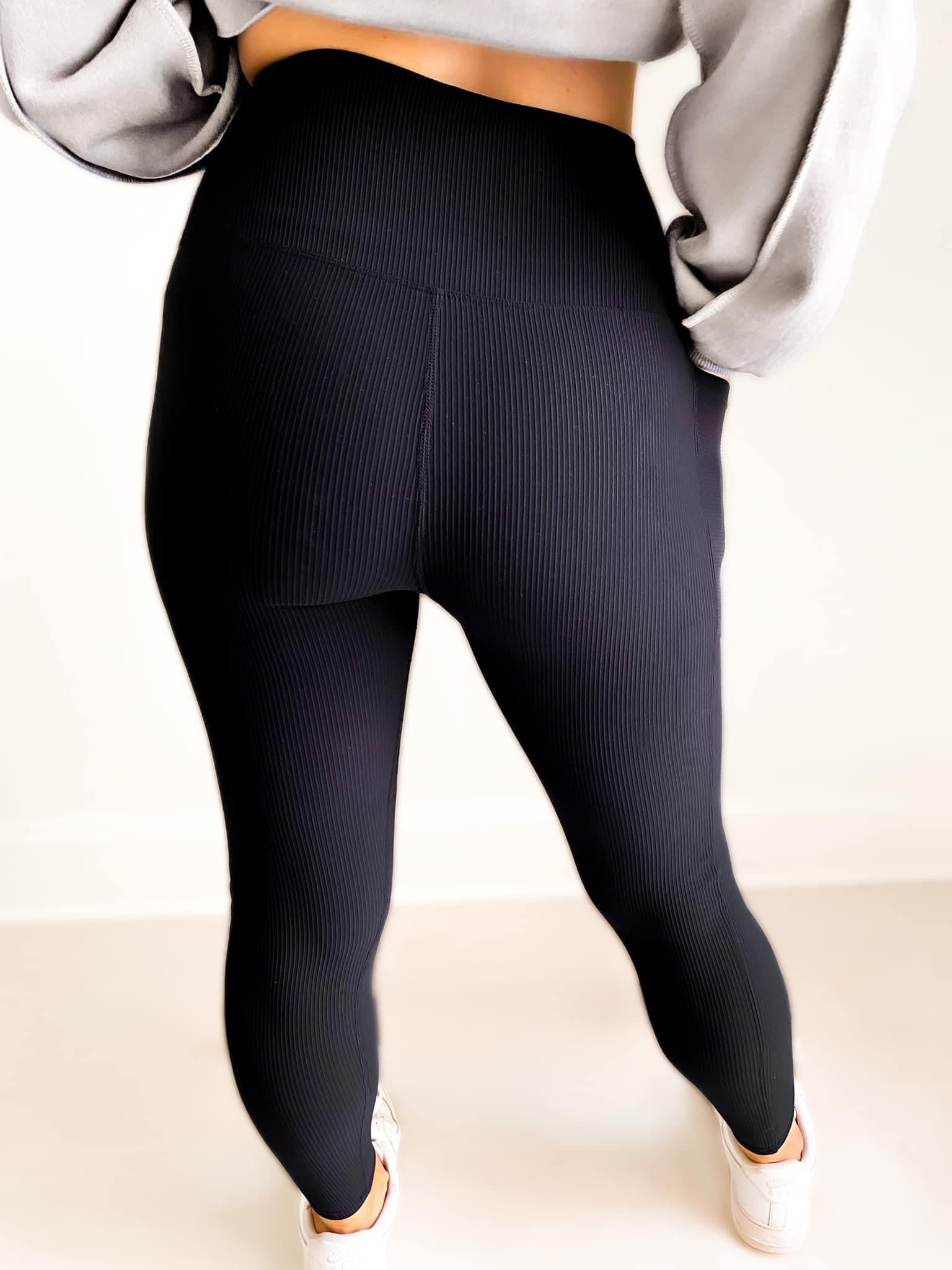 PRE-ORDER Molly Max Sculpt Diagonal Ribbed Leggings