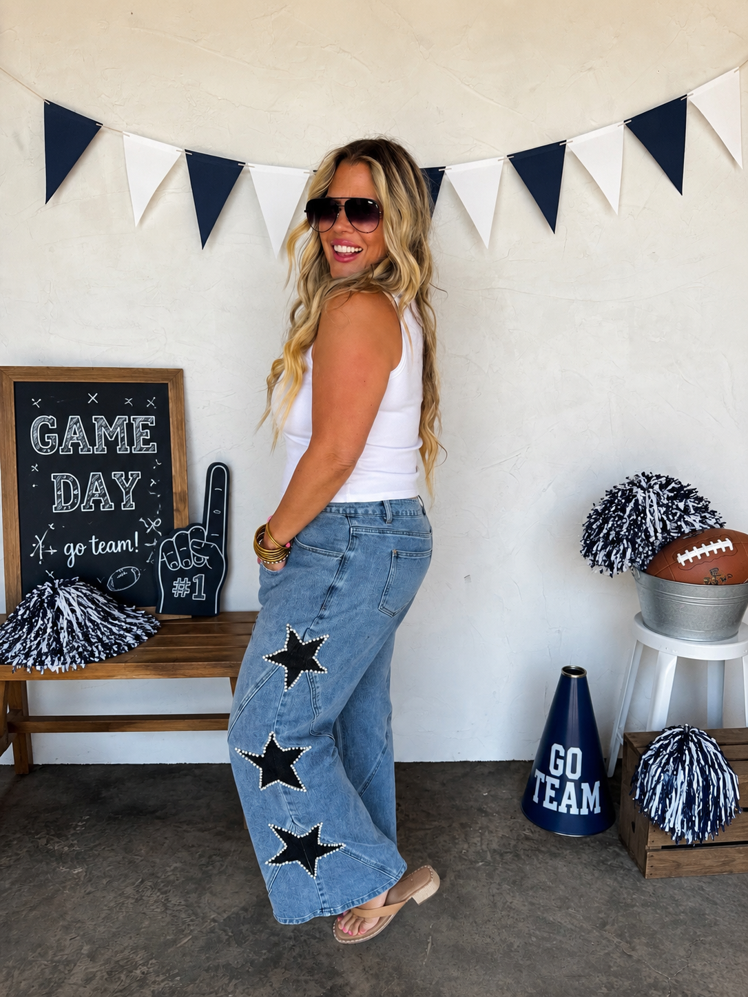 PRE-ORDER: SIDELINE STAR JEANS