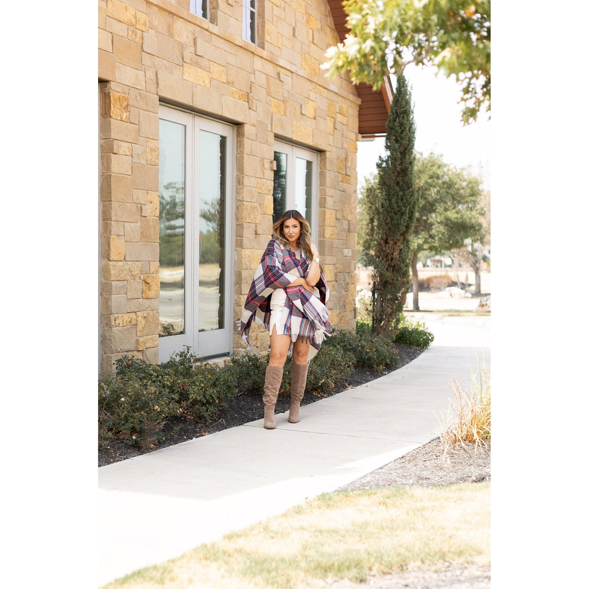The Blair One Size Shawl/Ponchos