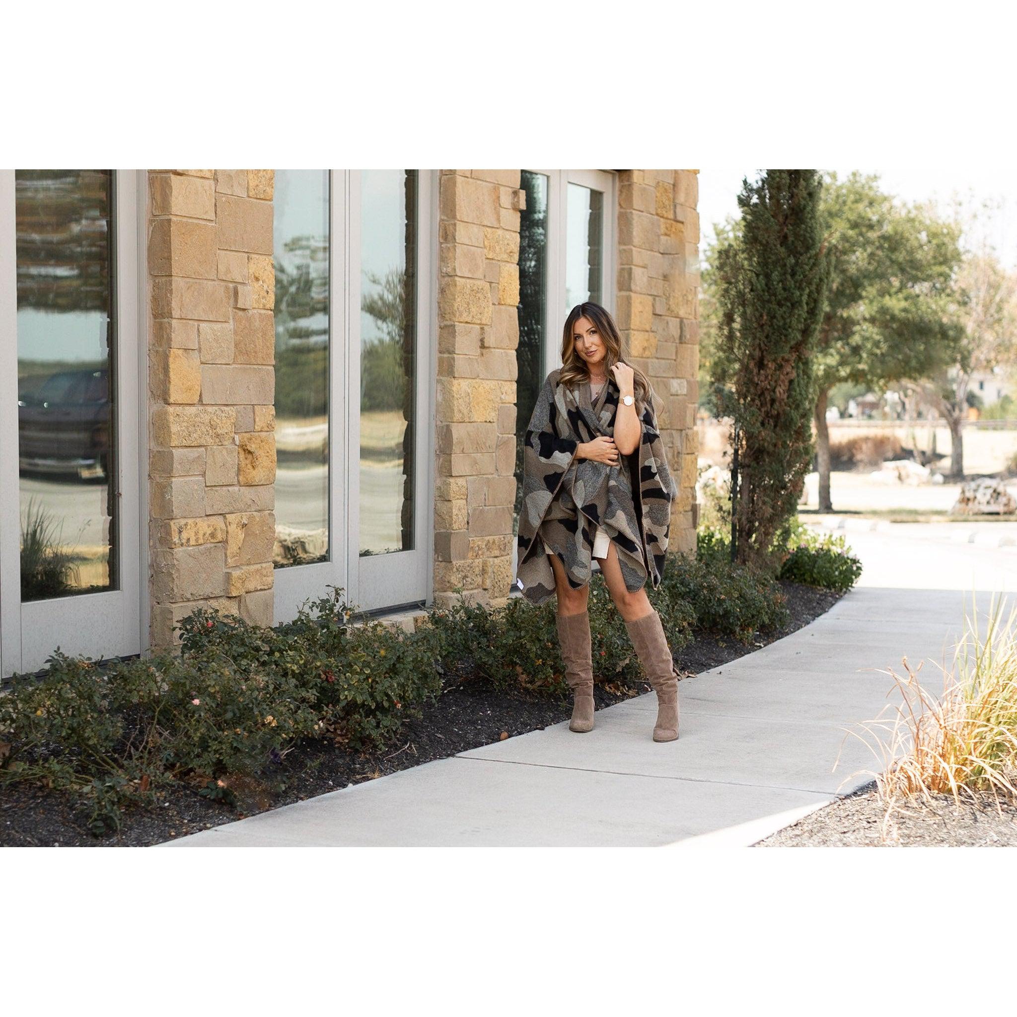 The Celine One Size Shawl/Ponchos
