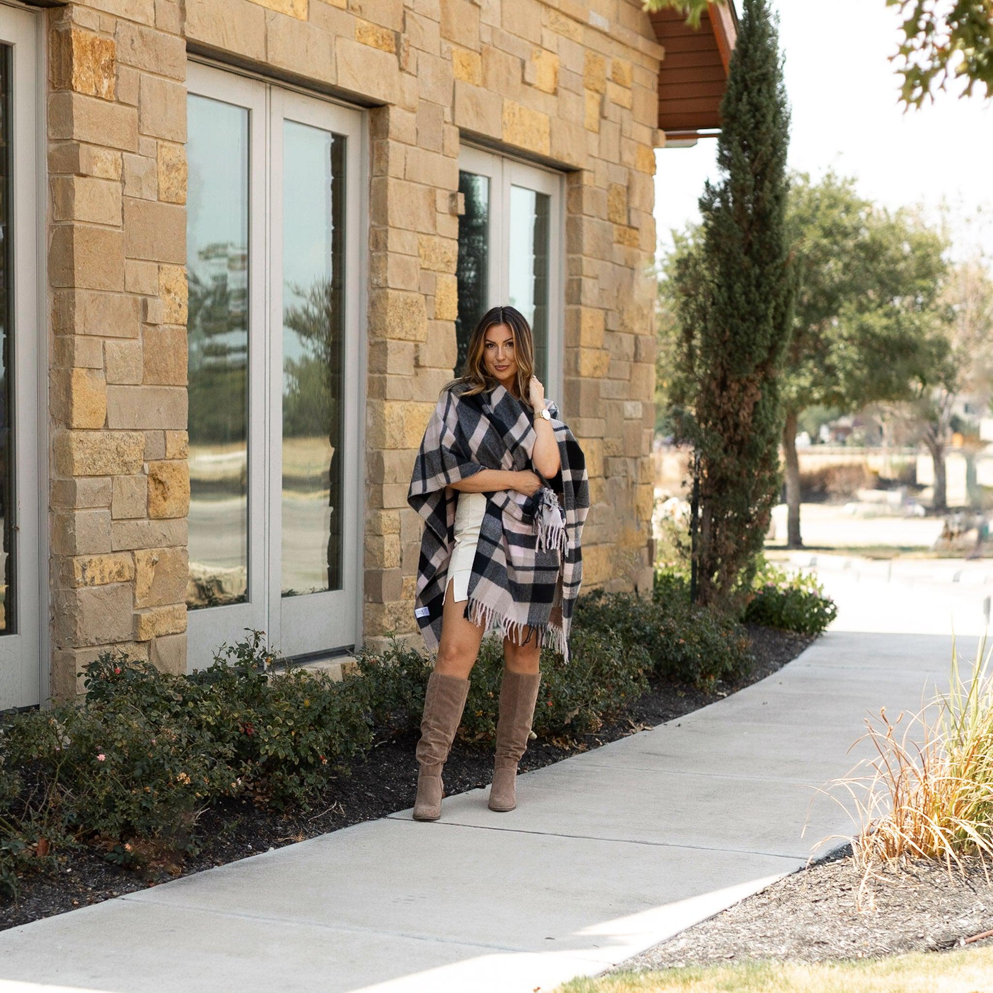 The Isabella One Size Shawl/Poncho