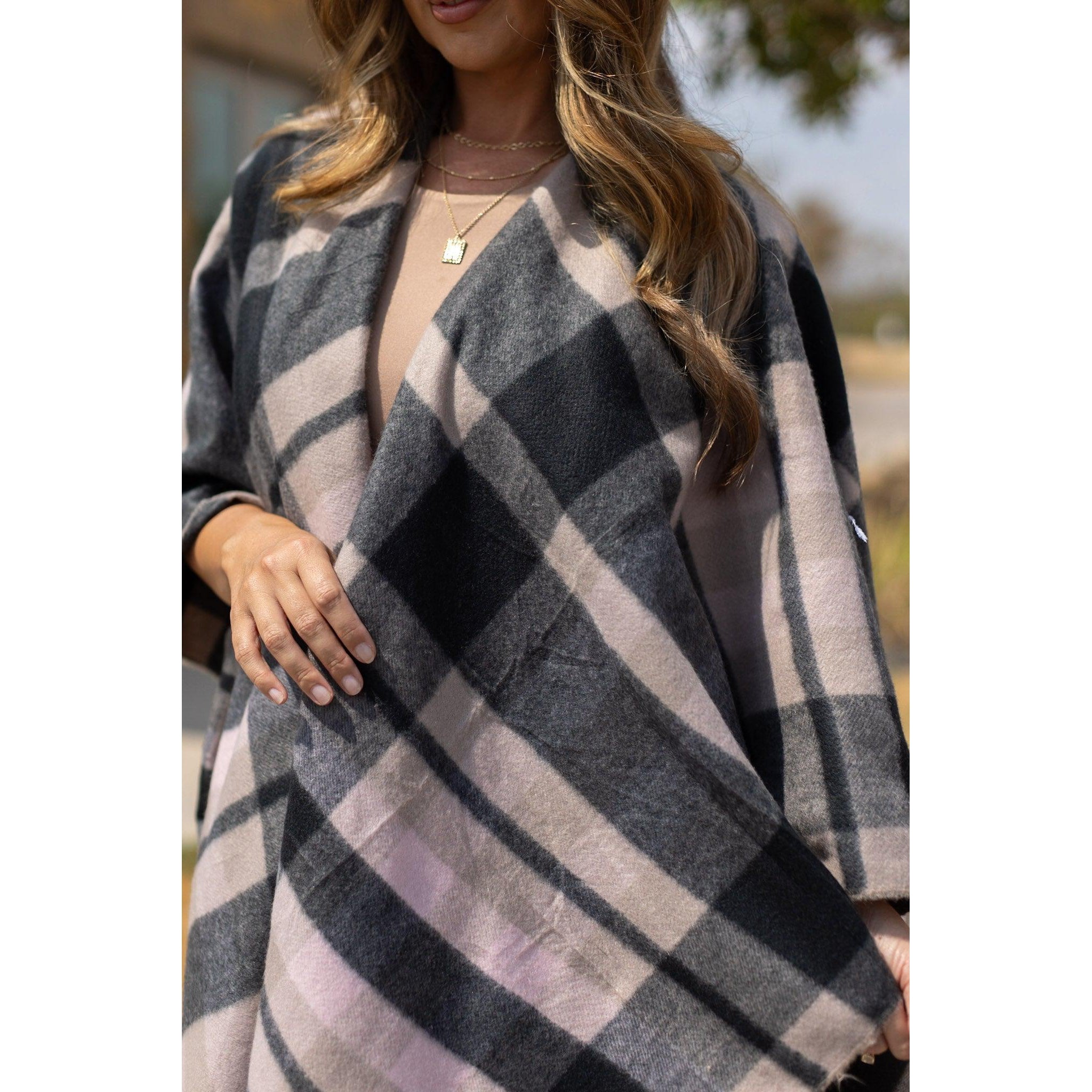 The Isabella One Size Shawl/Poncho