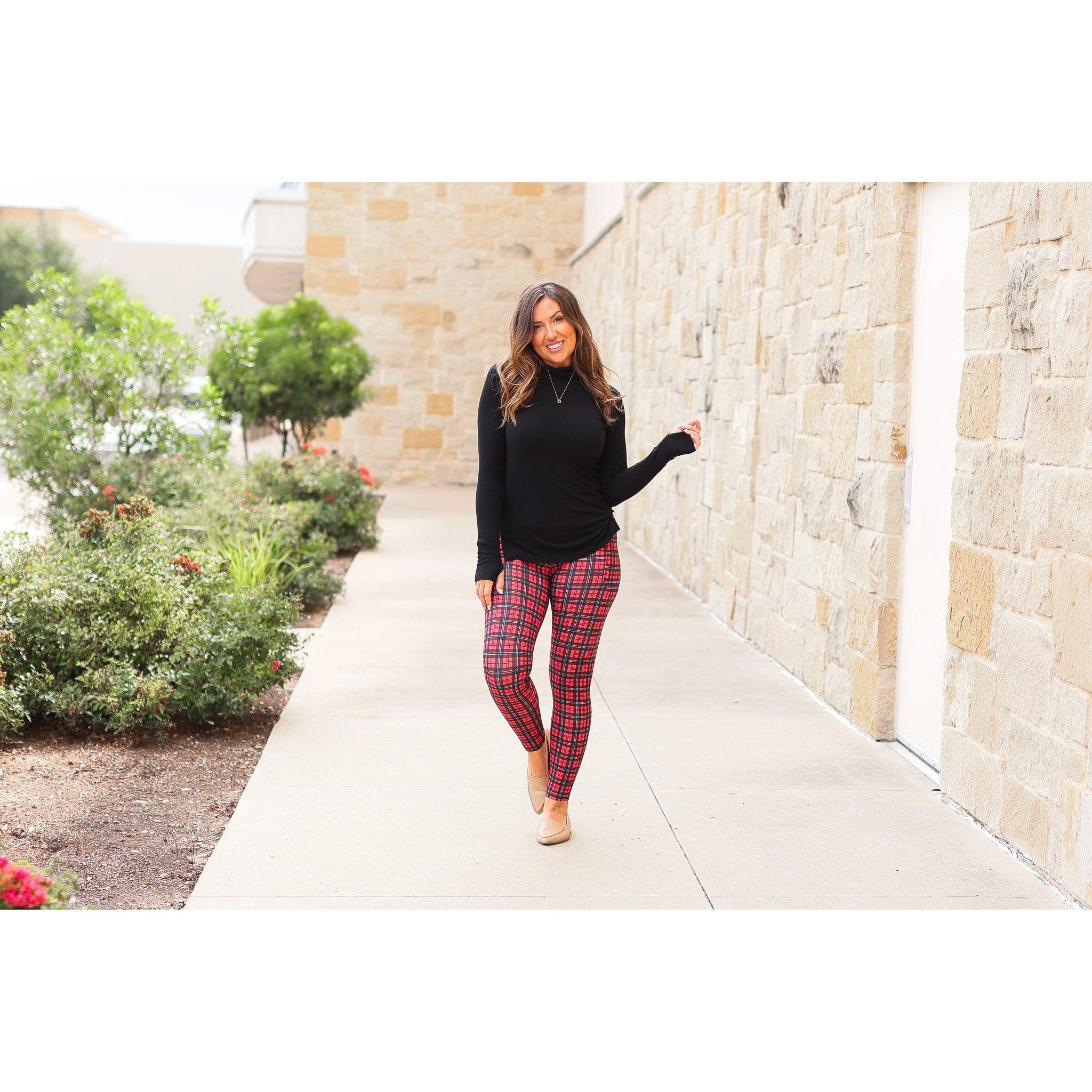 The Holly Plaid Leggings