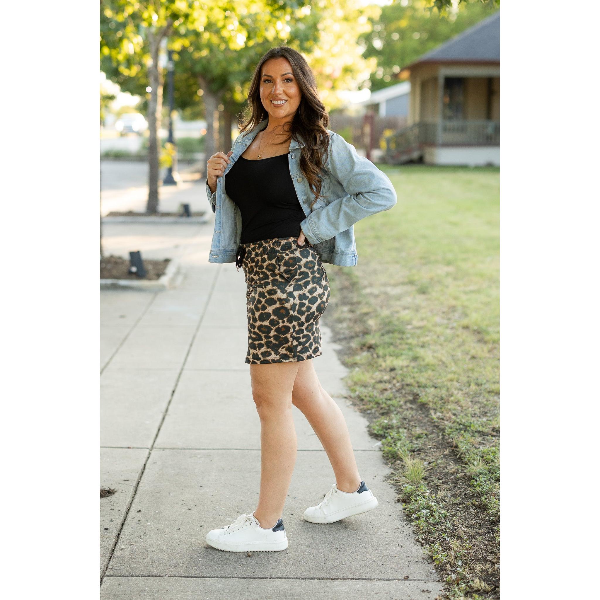 The Liana - Leopard 2.0 Jogger Skirt
