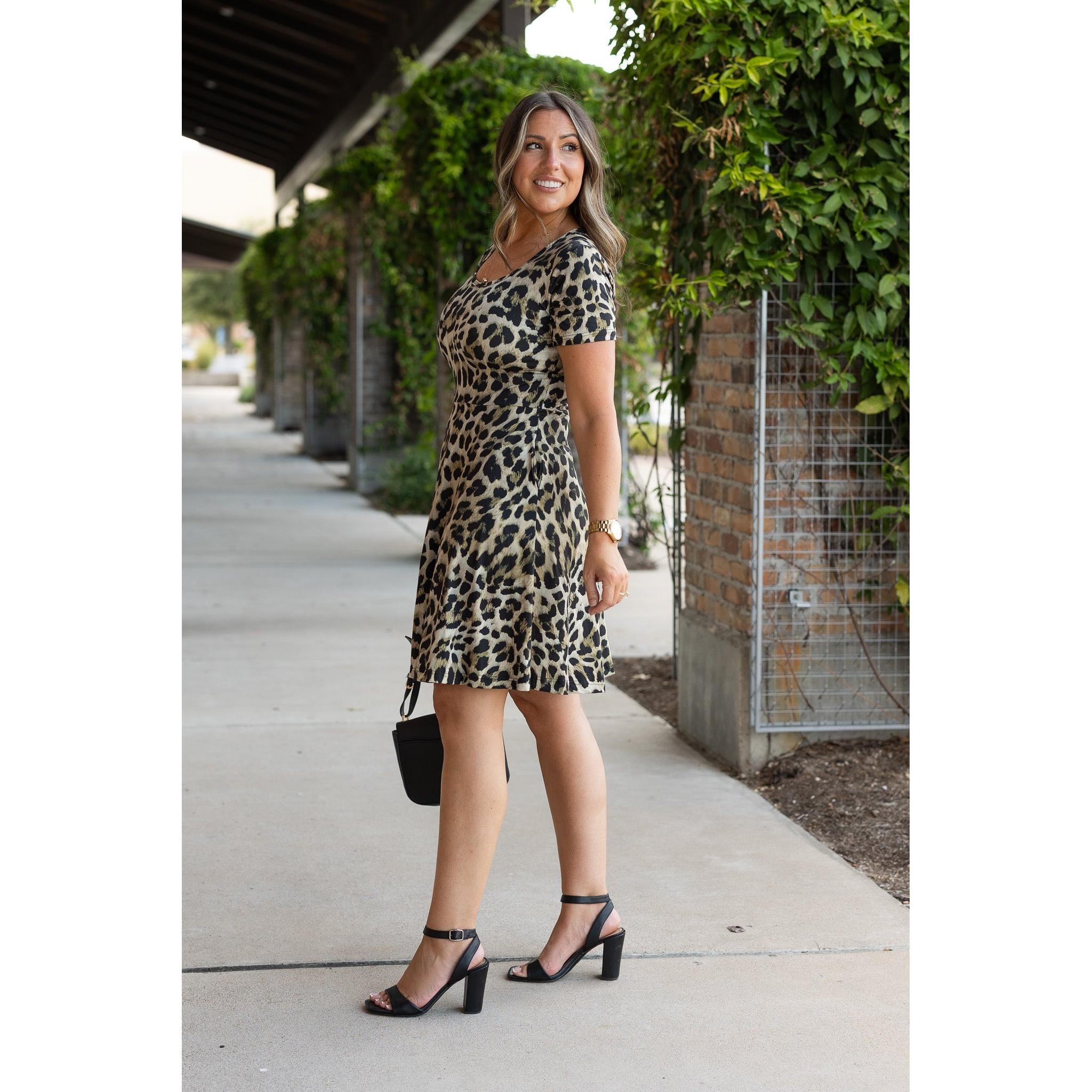 The Layla Leopard Dress