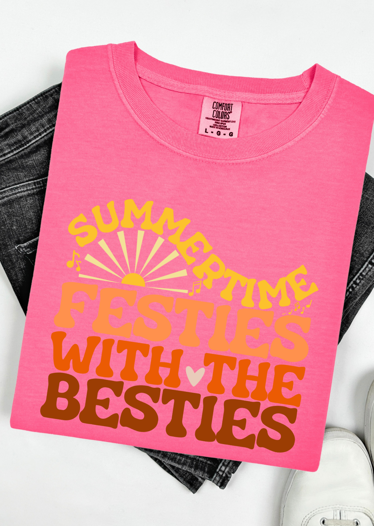 Festies With the Besties Comfort Colors T-Shirt