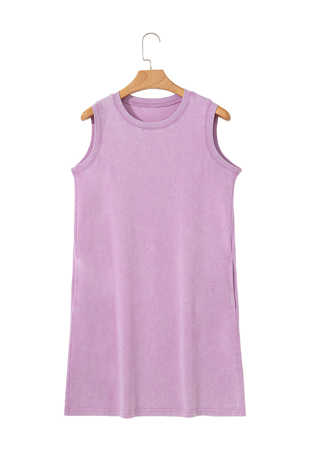 PRE-ORDER: Mineral Wash Pocket Tank Mini Dress