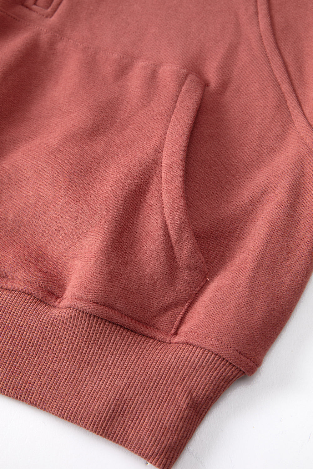 PRE-ORDER: Zip Up Stand Collar Thumbhole Sleeve Sweatshirt