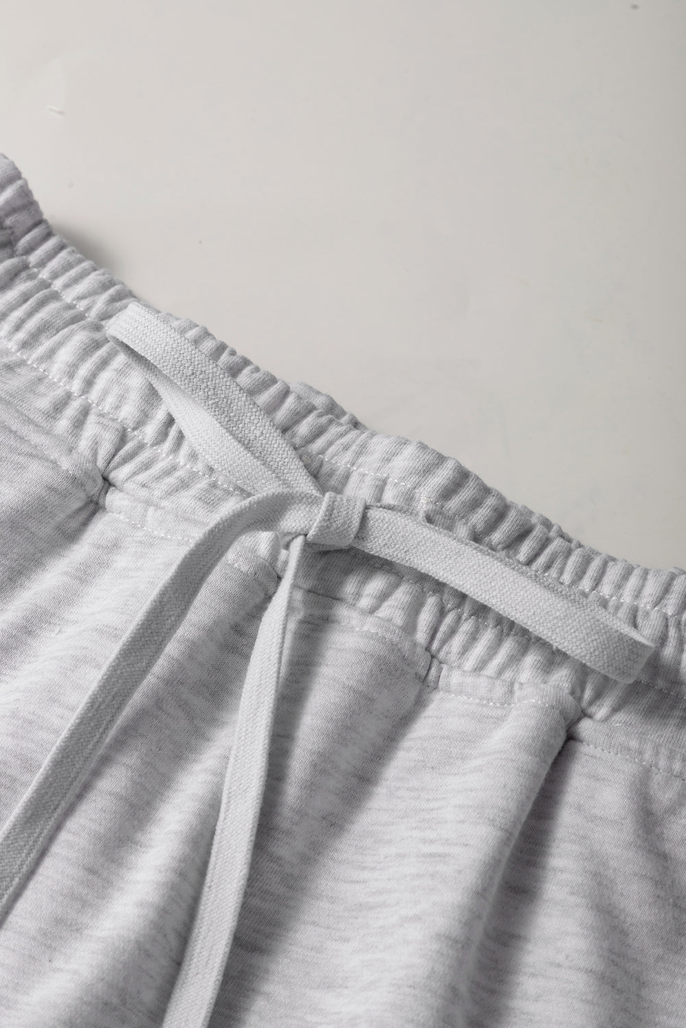 French Terry Drawstring Mini Skort with Pockets
