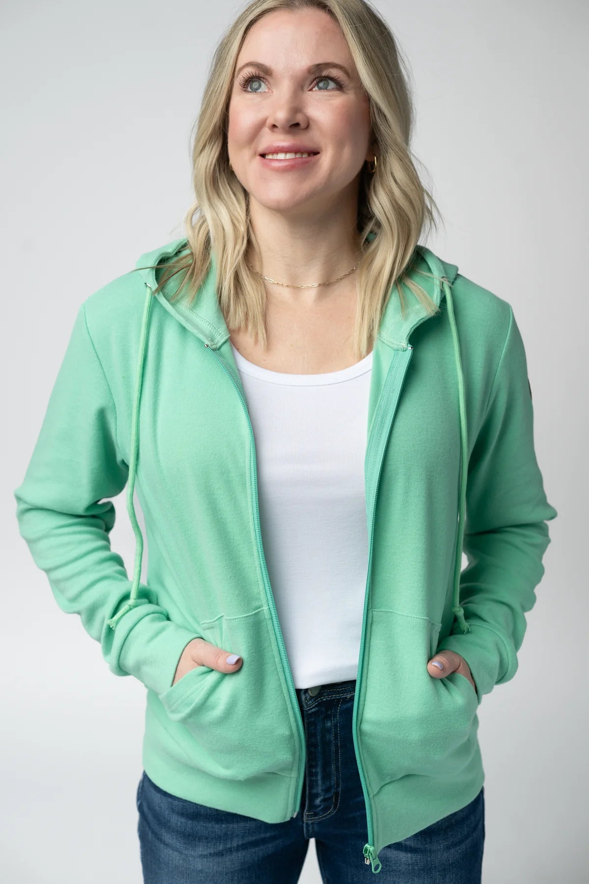 Fullzip Hoodie - Aquamarine