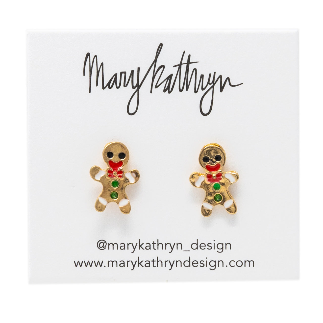 Spiced Delight Gingerbread Earrings