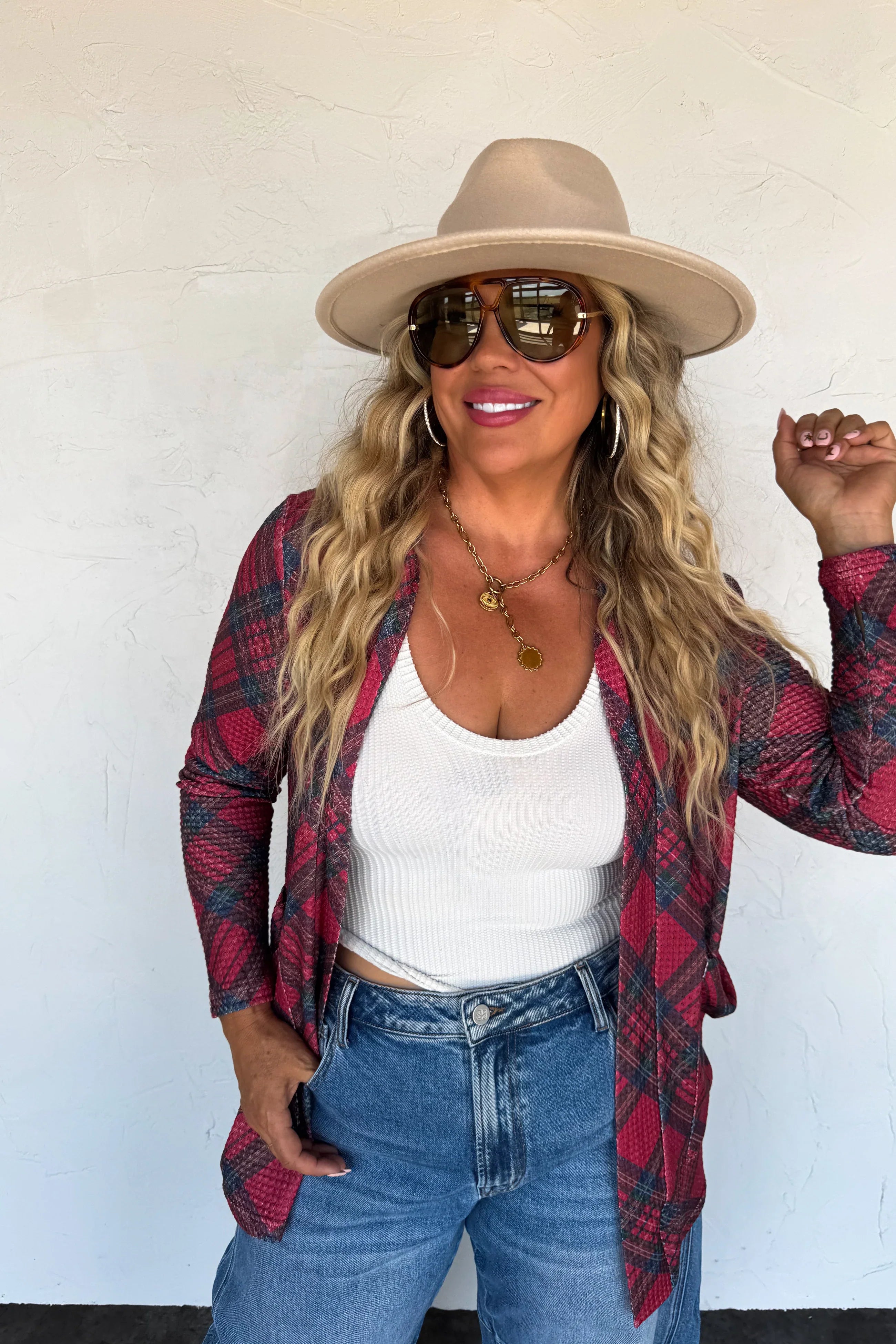PRE-ORDER: Plaid Lola Cardigans