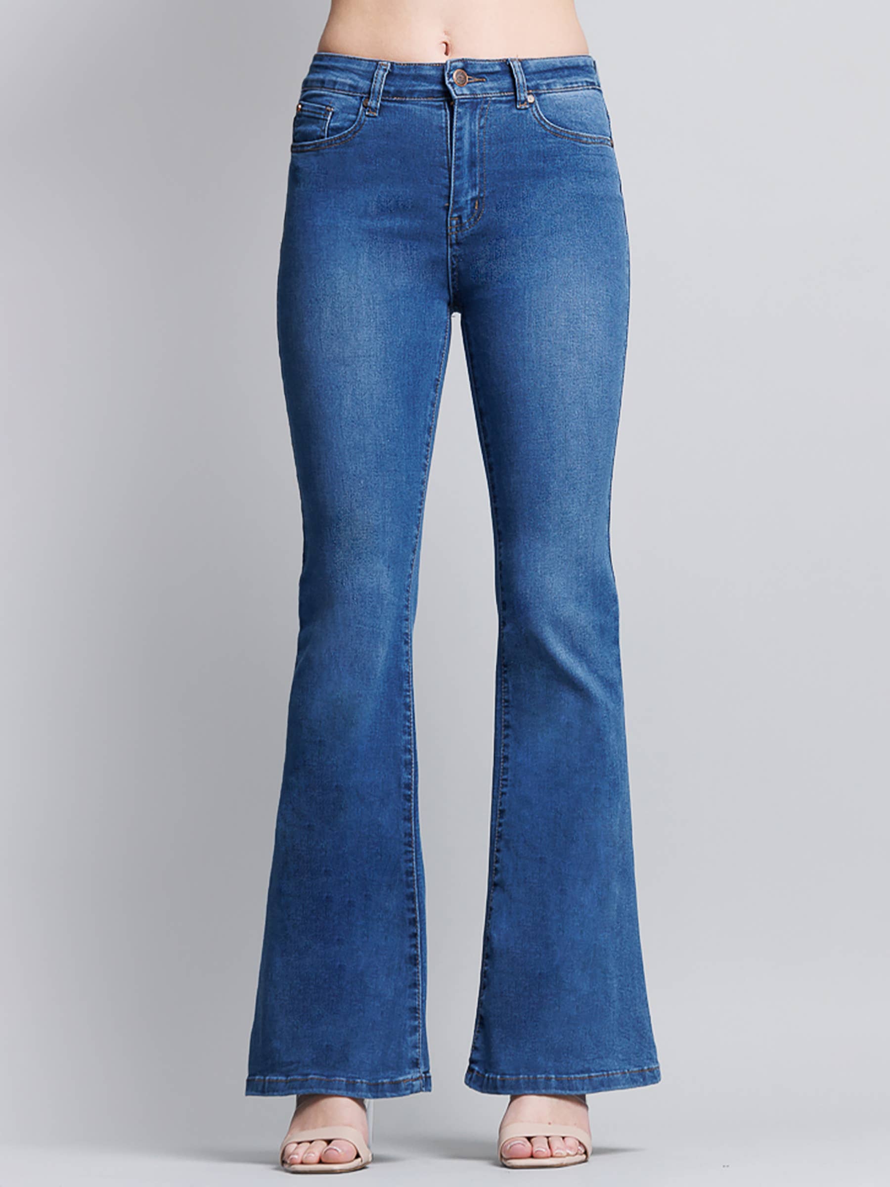 Super High Rise 5-pocket Flare Jeans