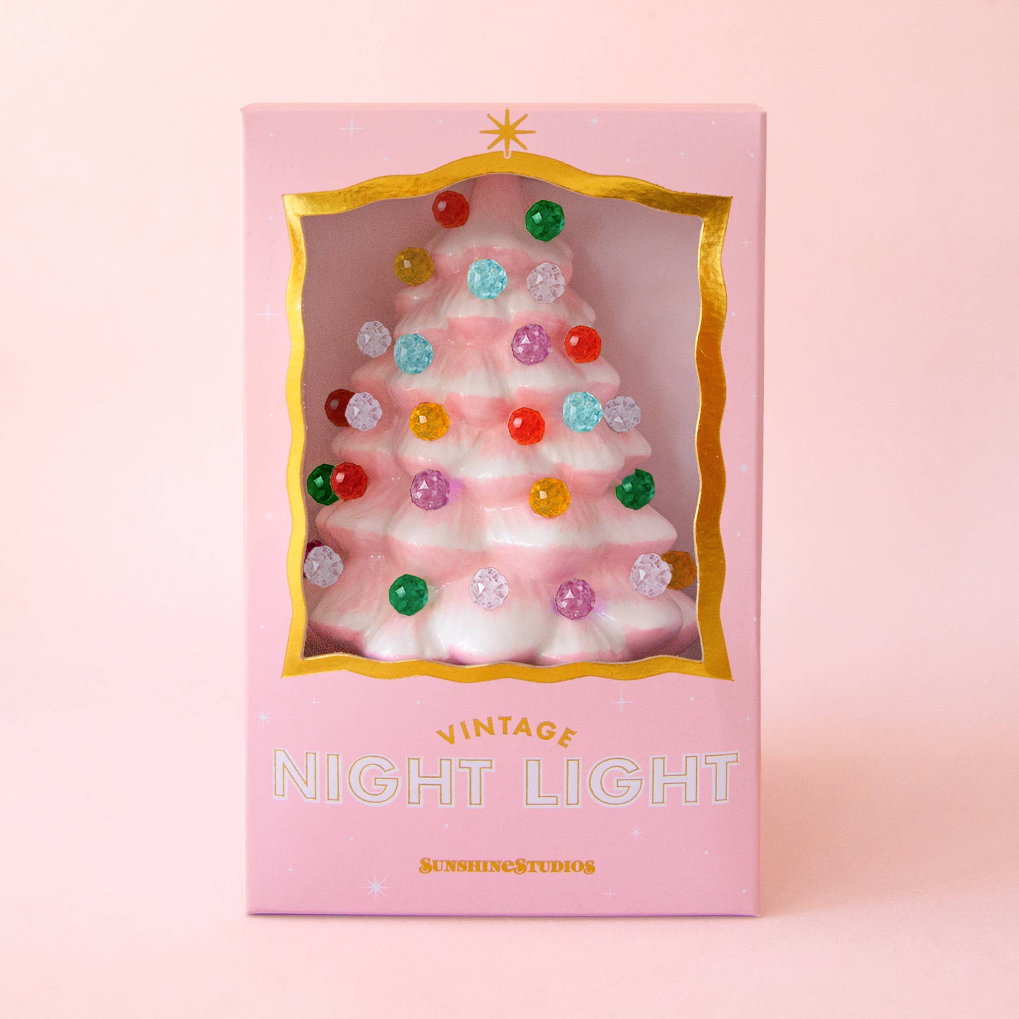 Vintage Tree Night Light | Limited Edition Gumdrop Pink