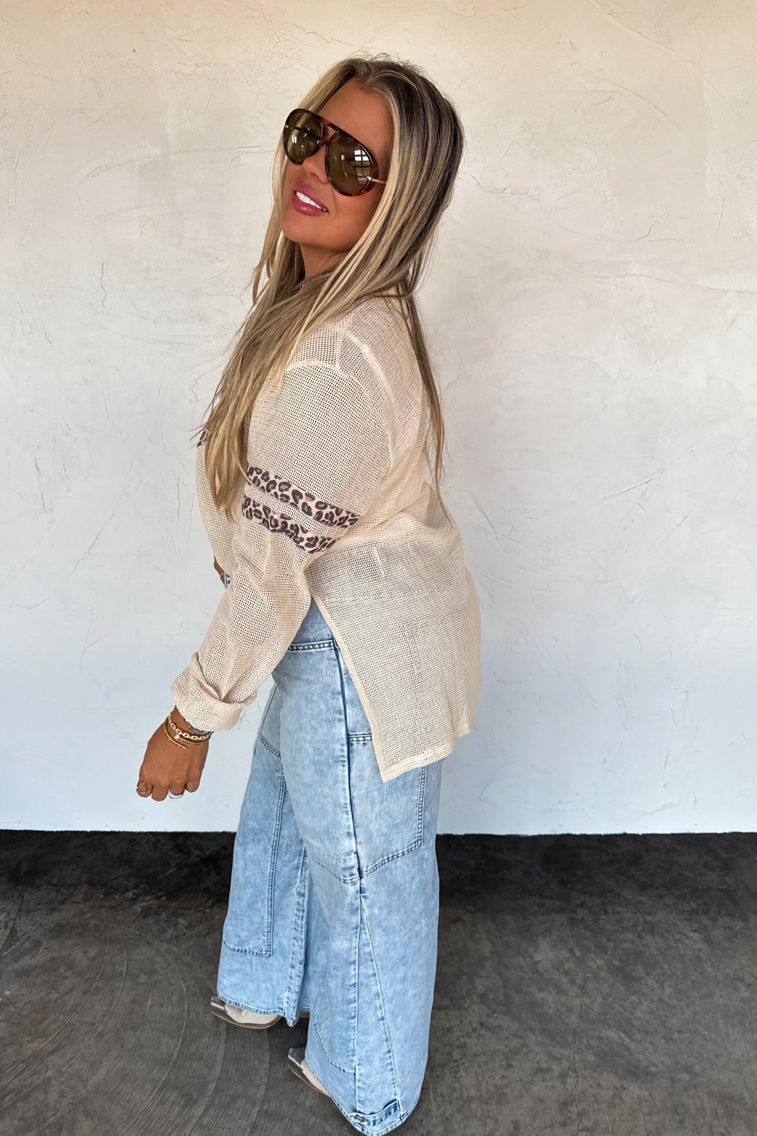 PRE-ORDER: Star Mellow Mesh Cotton Top