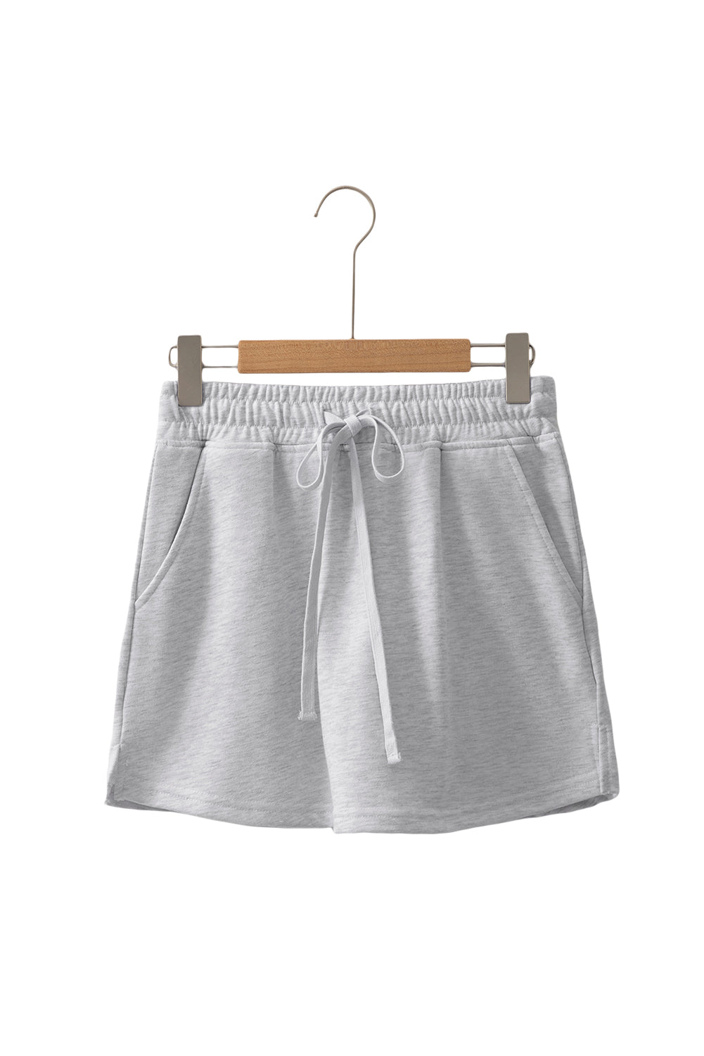French Terry Drawstring Mini Skort with Pockets