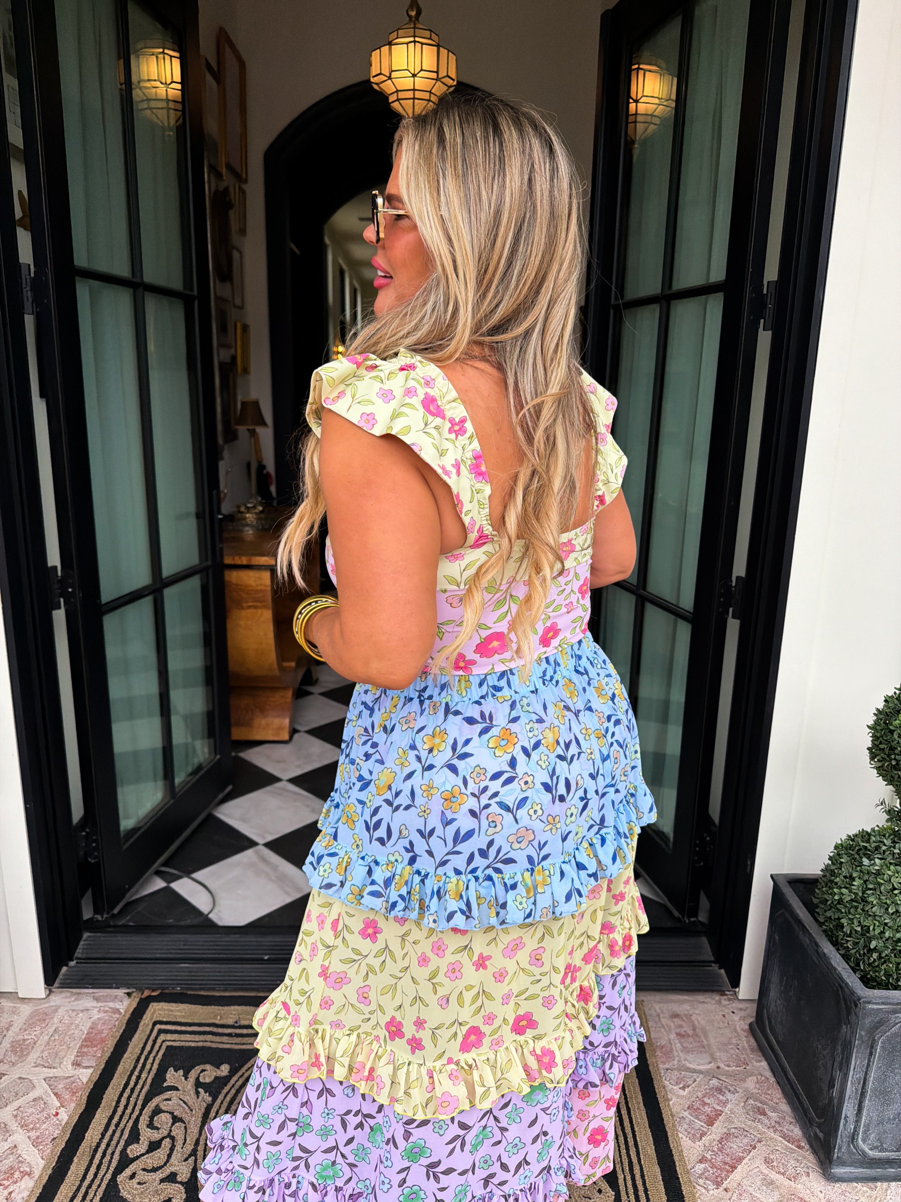 PRE-ORDER: FLORAL RAINBOW SWIM SET