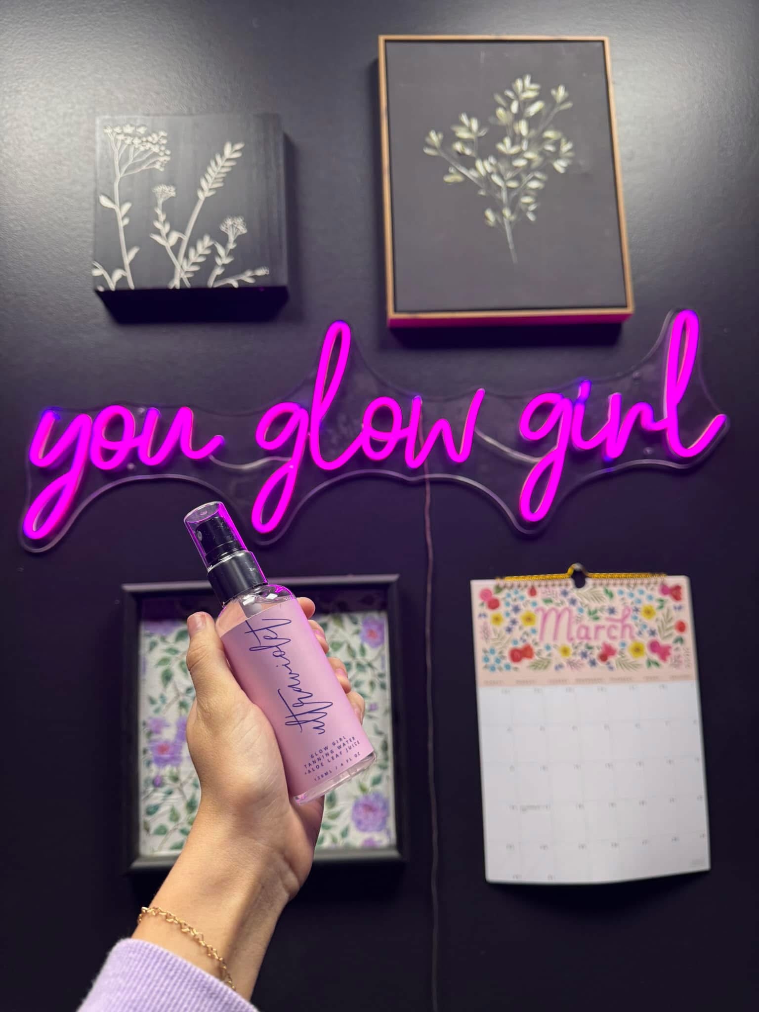 PRE-ORDER: Ultra Violet Glow Girl Tanning Water