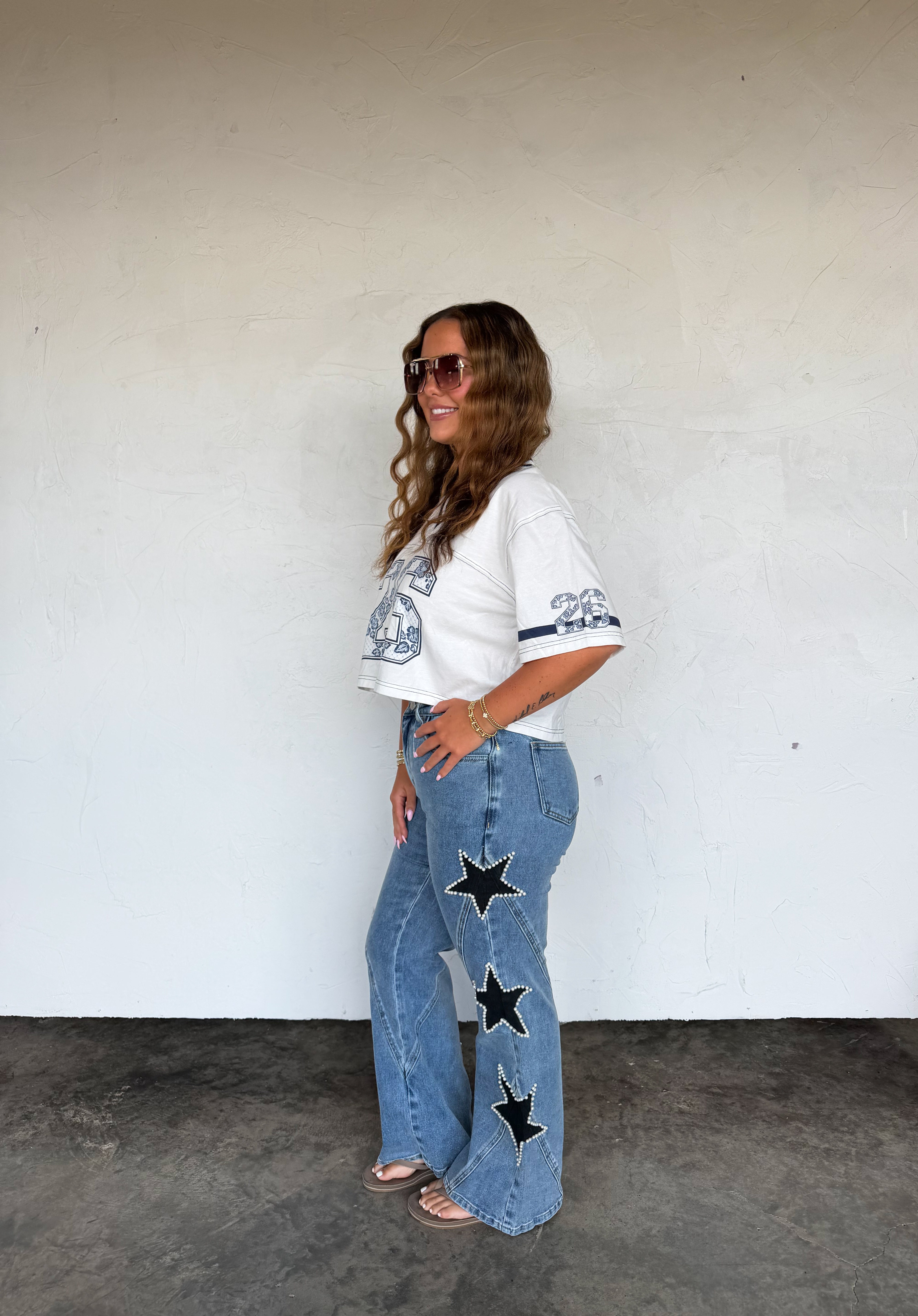 PRE-ORDER: SIDELINE STAR JEANS