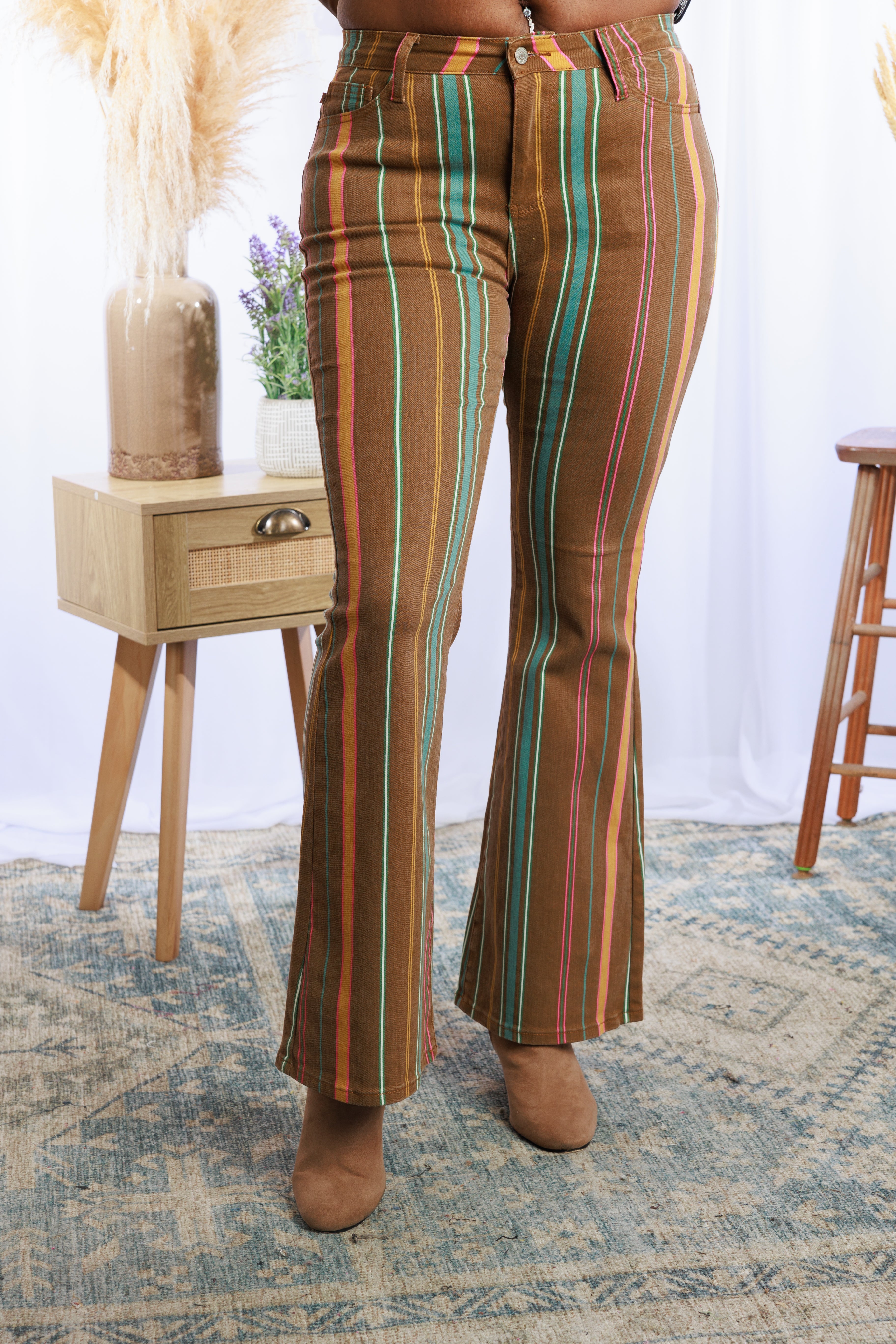 Astrid Striped Flares