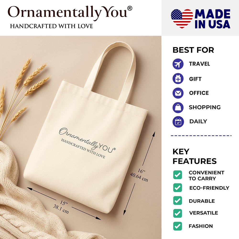 It's Okay Floral Affirmation Canvas Tote Bag